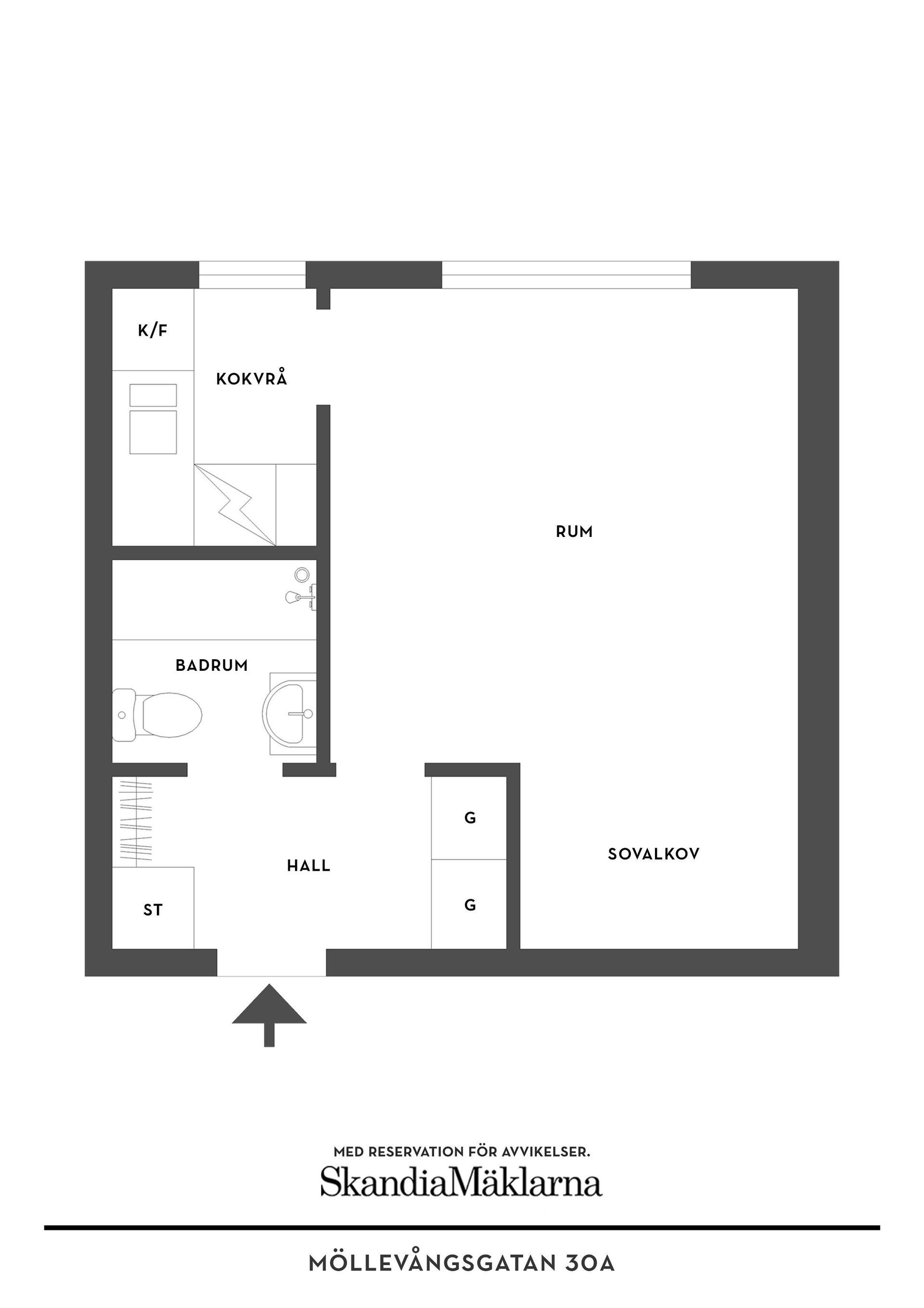 Bostadsrätt, Möllevångsgatan 30A, Triangeln, Malmö