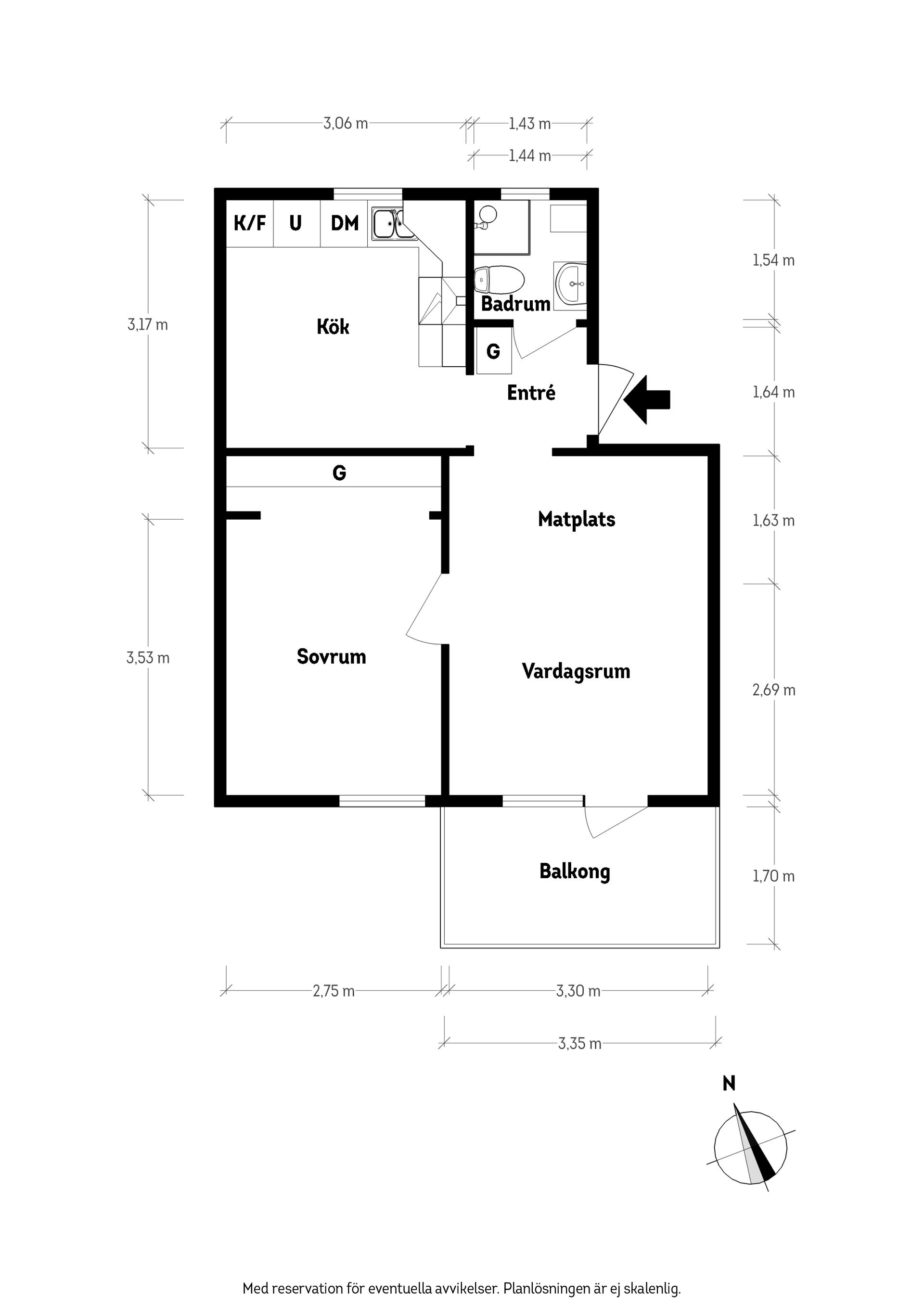Bostadsrätt, Lydinghielmsgatan 3C, Munkebäck, Göteborg