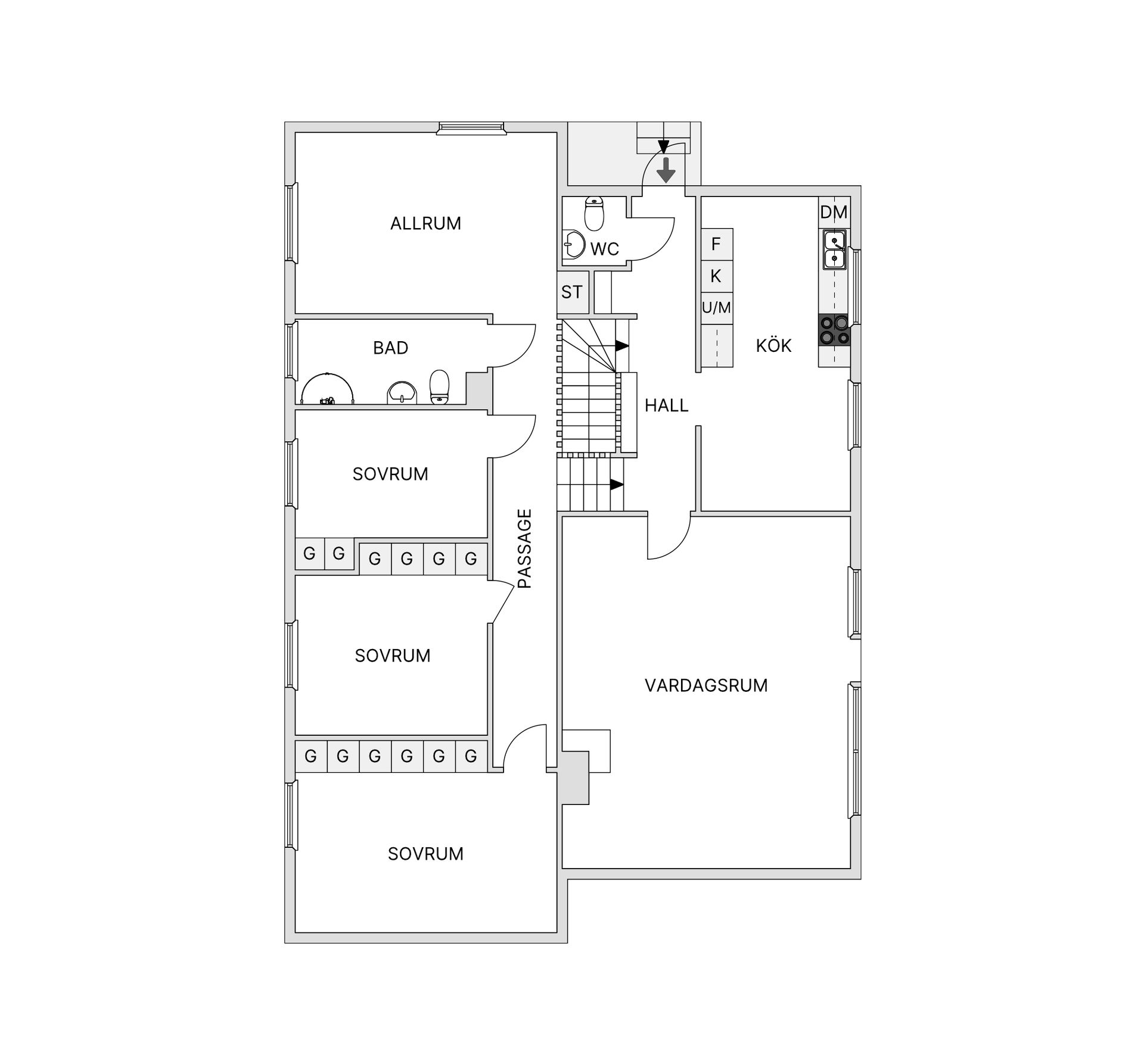 Villa, Bråthultsvägen 7, Målsryd, Borås