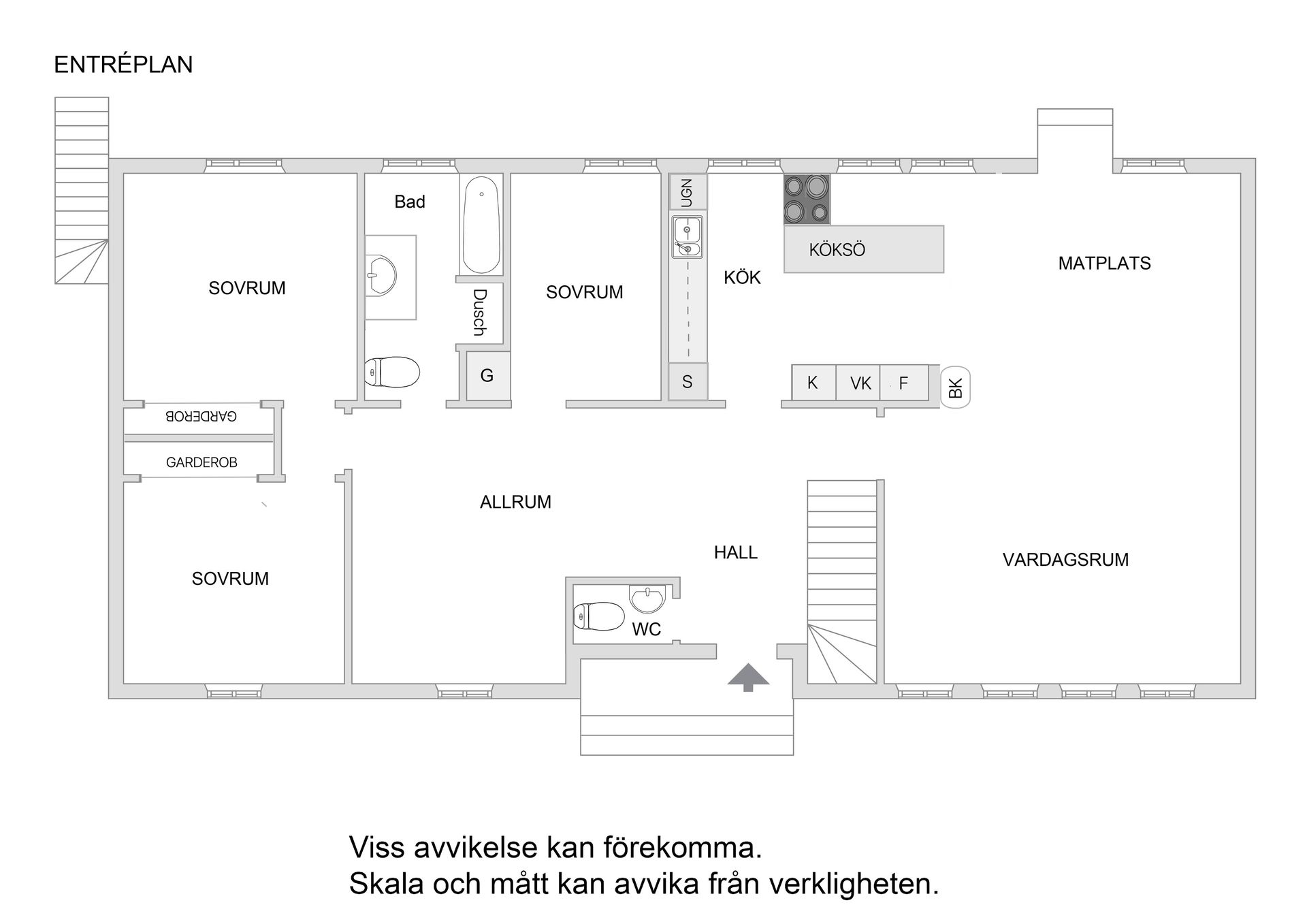 Villa, Ullevivägen 55, Bålsta Södra Ullevi, Håbo