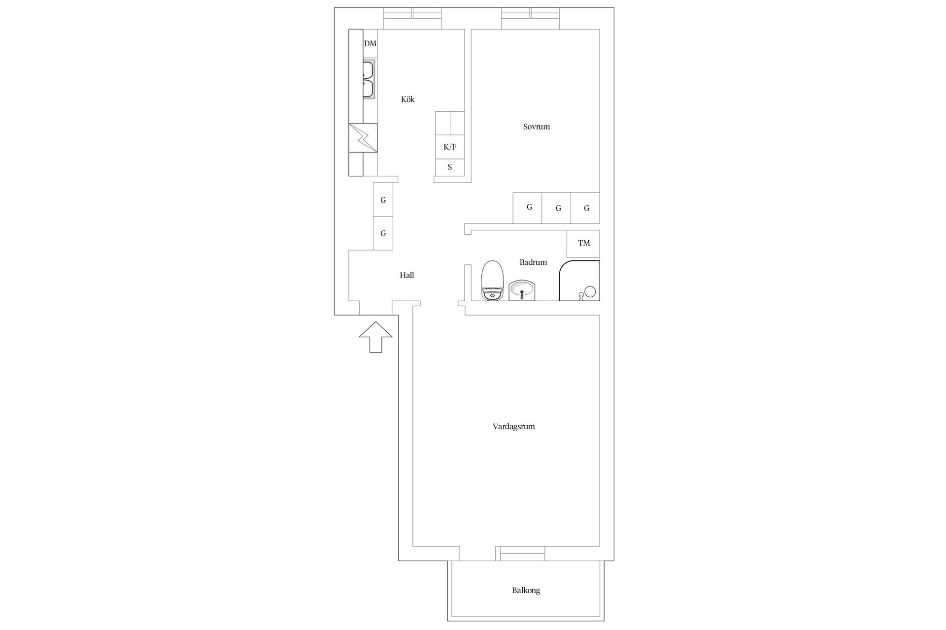 Bostadsrätt, Karl Johansgatan 164A, Majorna - Sandarna, Göteborg