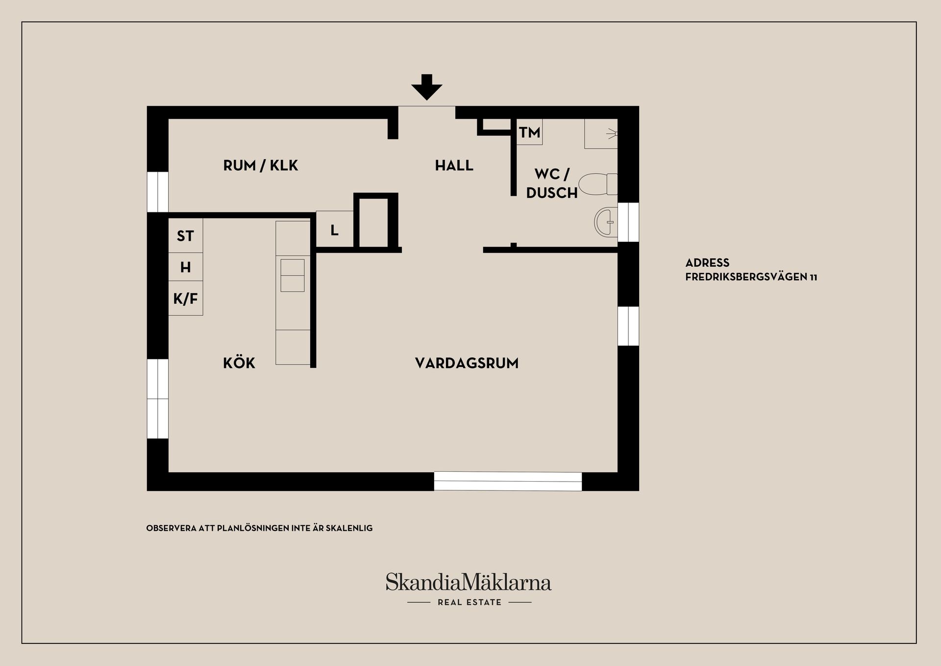 Bostadsrätt, Fredriksbergsvägen 11, 3 tr, Vaxön, Vaxholm