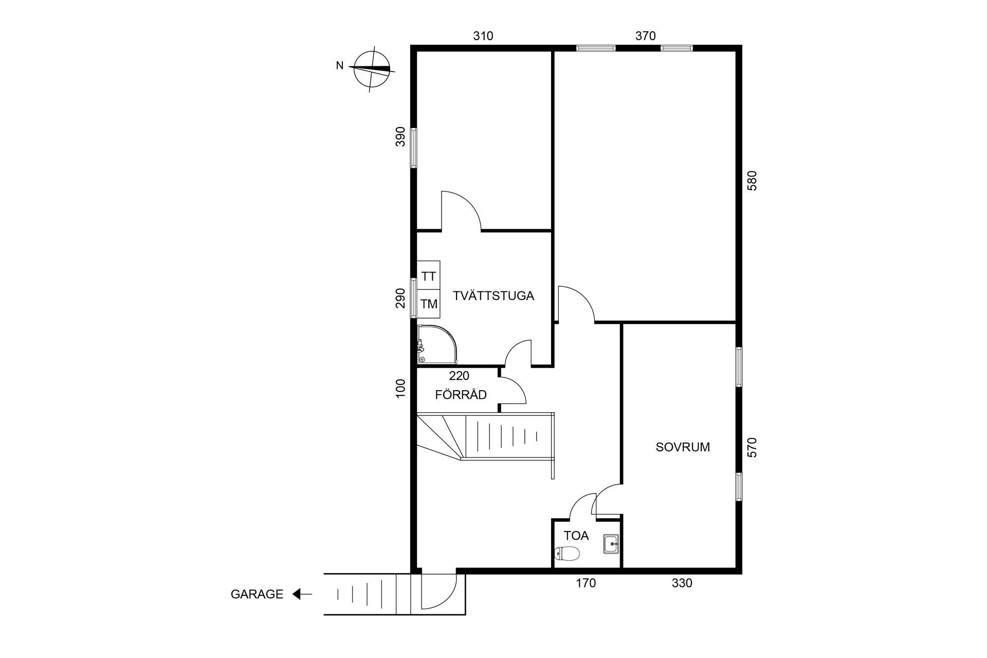 Villa, Avedalsgatan 9, Skara