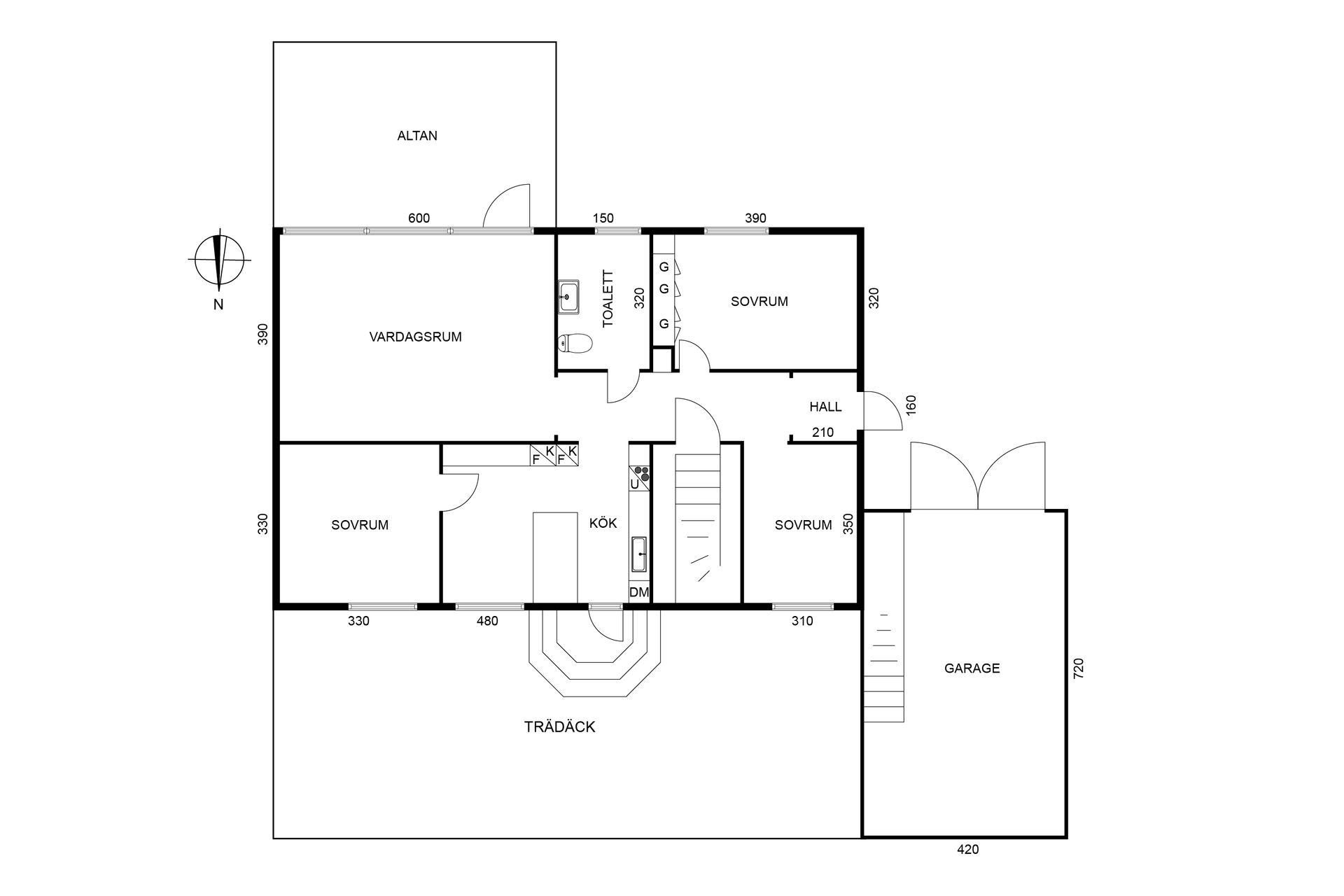 Villa, Avedalsgatan 9, Skara