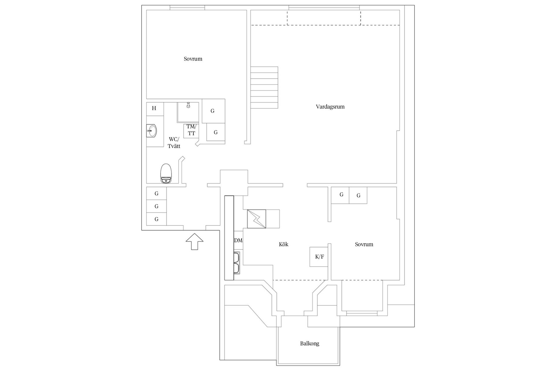 Bostadsrätt, Stora gatan 71B, Vasastaden, Västerås