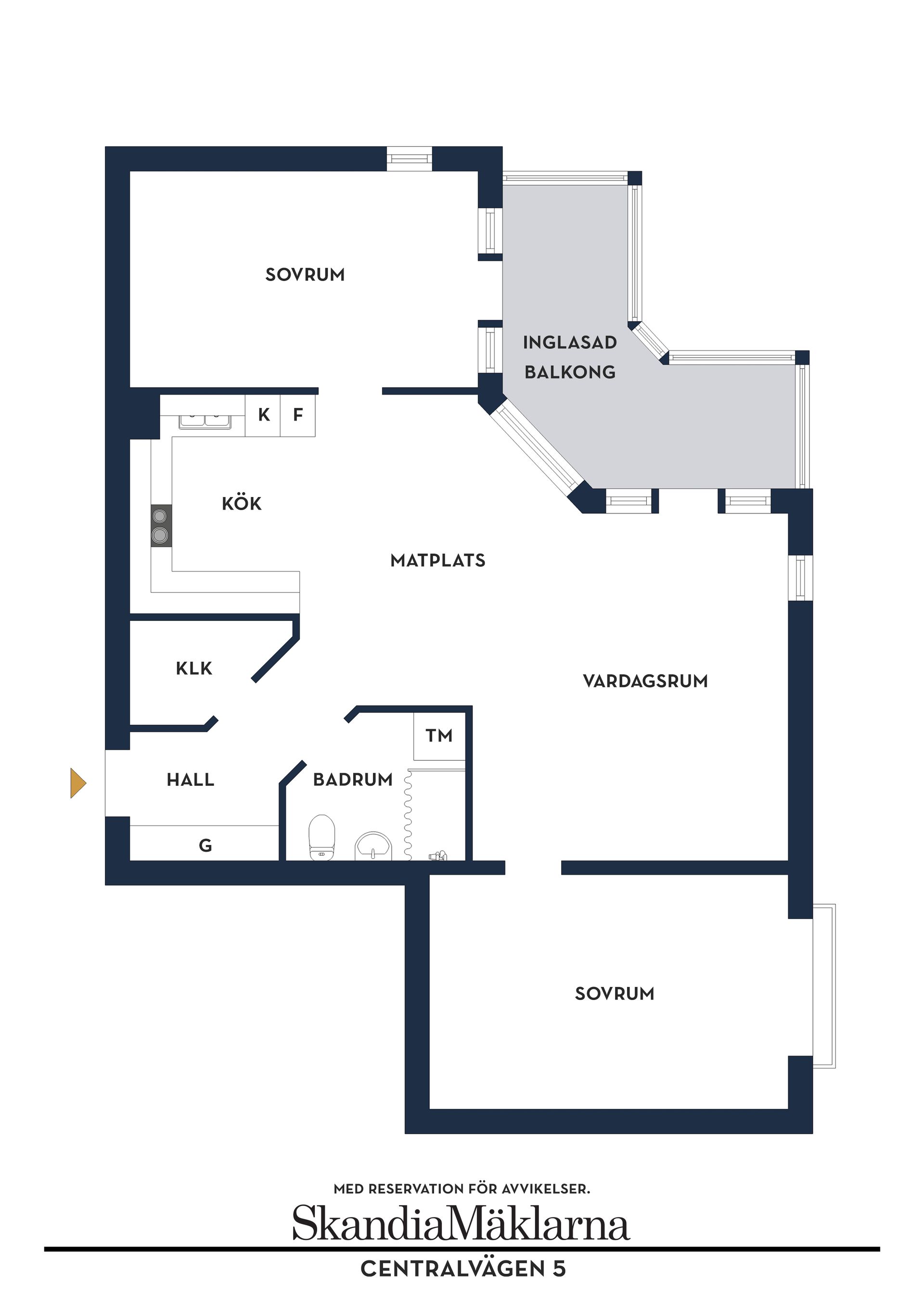 Bostadsrätt, Centralvägen 5, 4 tr, Centrala Väsby, Upplands Väsby