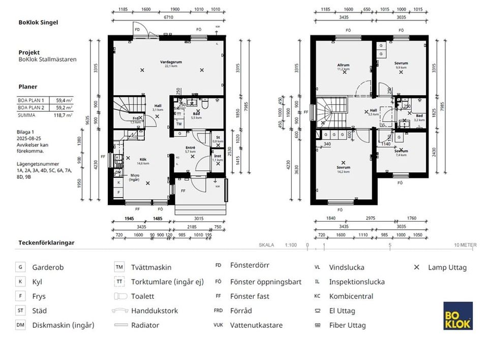 Radhus, Sprintvägen 13, Gunsta, Uppsala