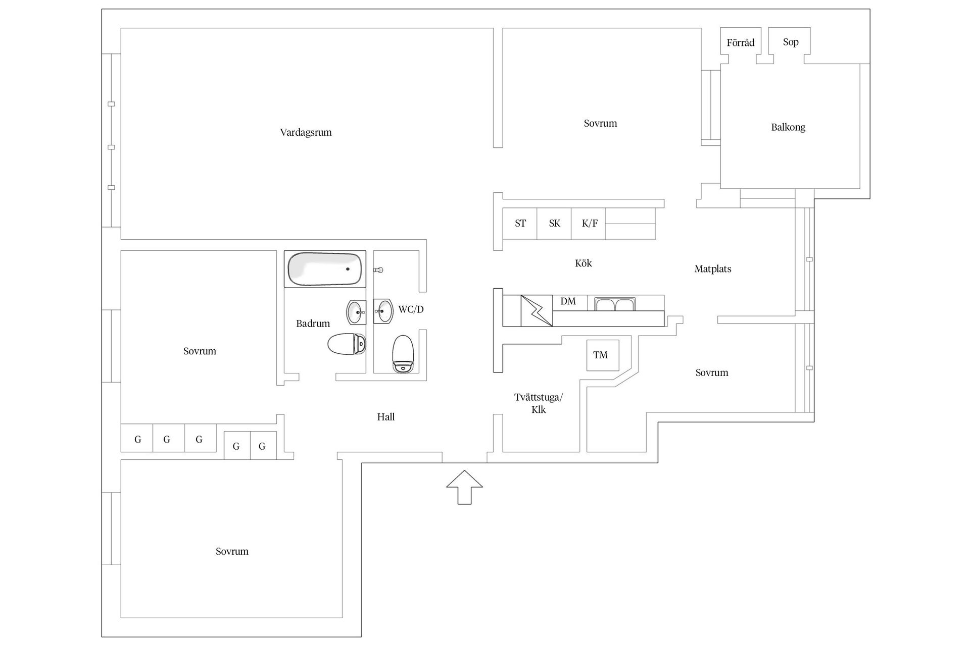 Bostadsrätt, Mattssonsliden 6, Masthugget, Göteborg