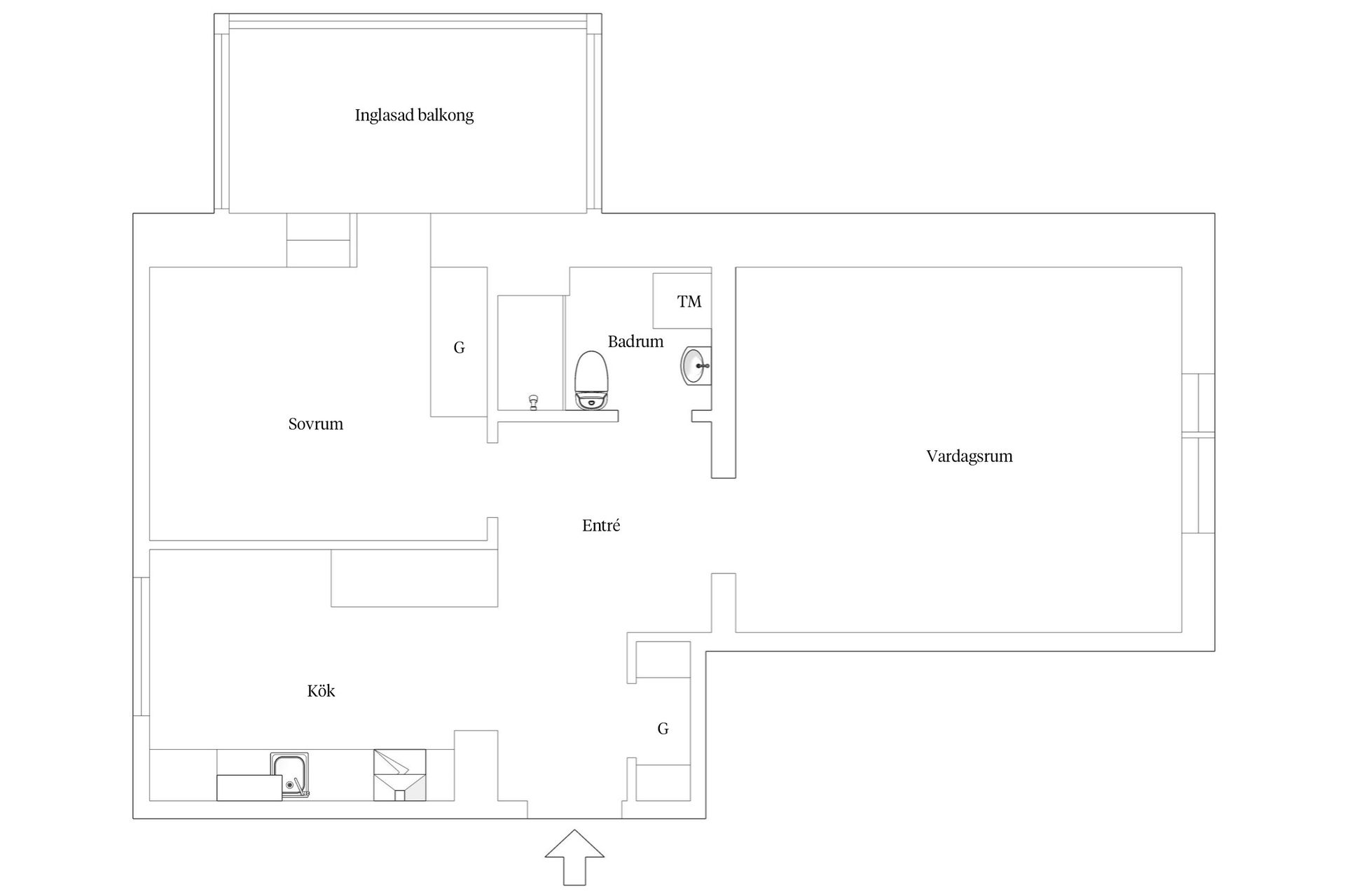Bostadsrätt, Engelbrektsgatan 18B, Trelleborg - Centralt, Trelleborg