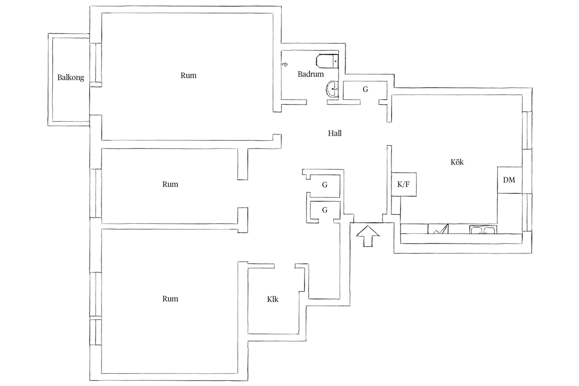 Bostadsrätt, Repslagaregatan 7A, Masthugget, Göteborg