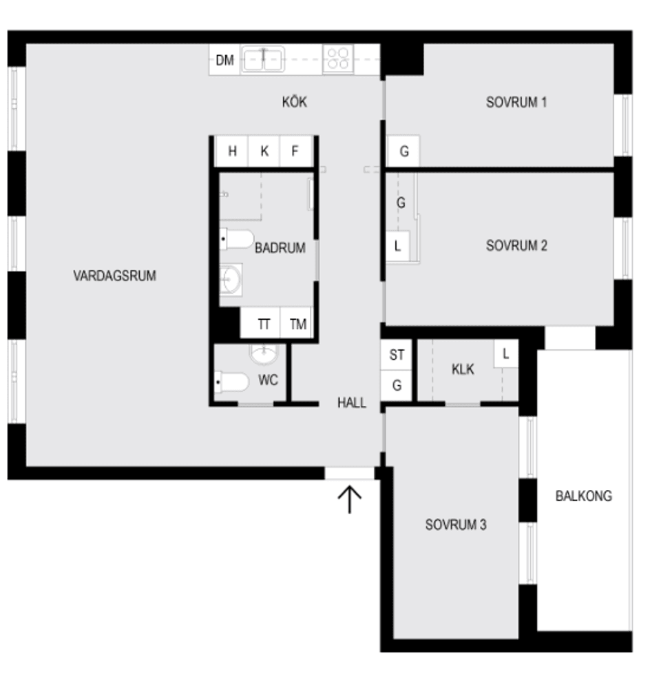 Bostadsrätt, Årstavägen 9, 5 tr, Årsta, Stockholm