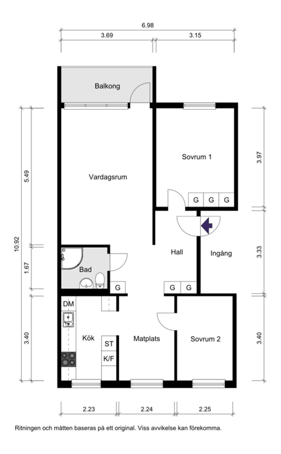 Bostadsrätt, Ribbings Väg 6B, Edsberg, Sollentuna