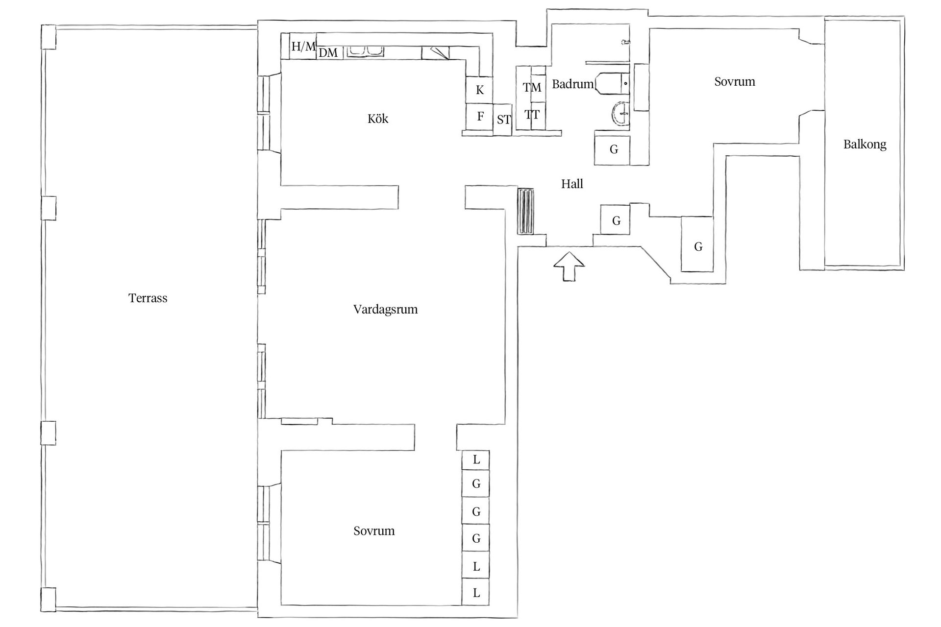 Bostadsrätt, Övre Sanatoriegatan 62, Kålltorp, Göteborg
