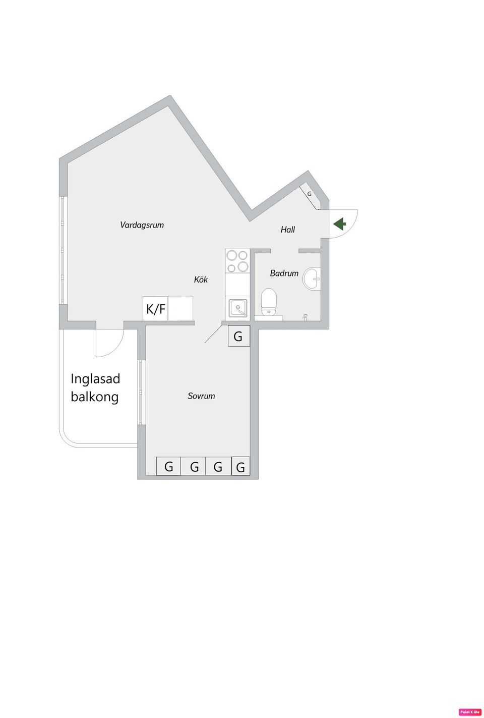 Bostadsrätt, Budkavlevägen 3, Segeltorp, Huddinge