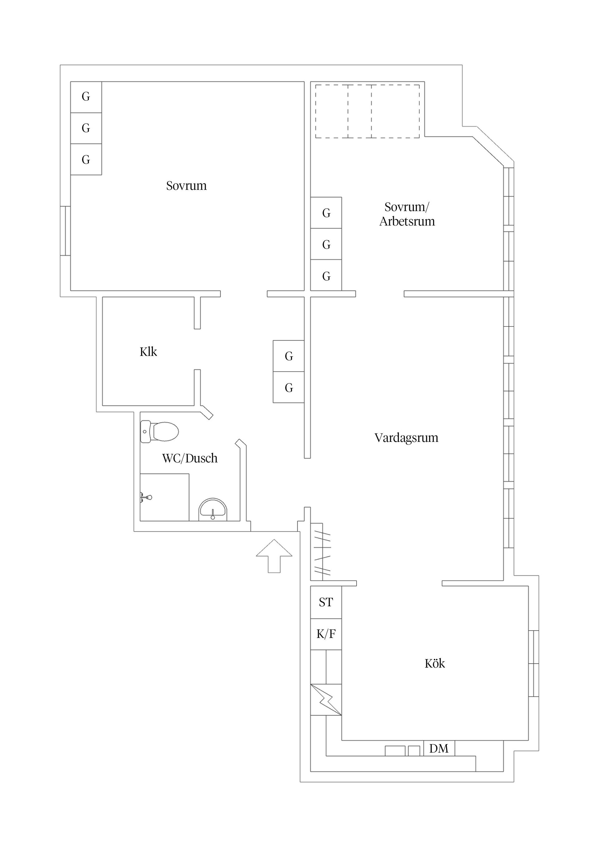 Bostadsrätt, Nygatan 14, Malmen, Kalmar