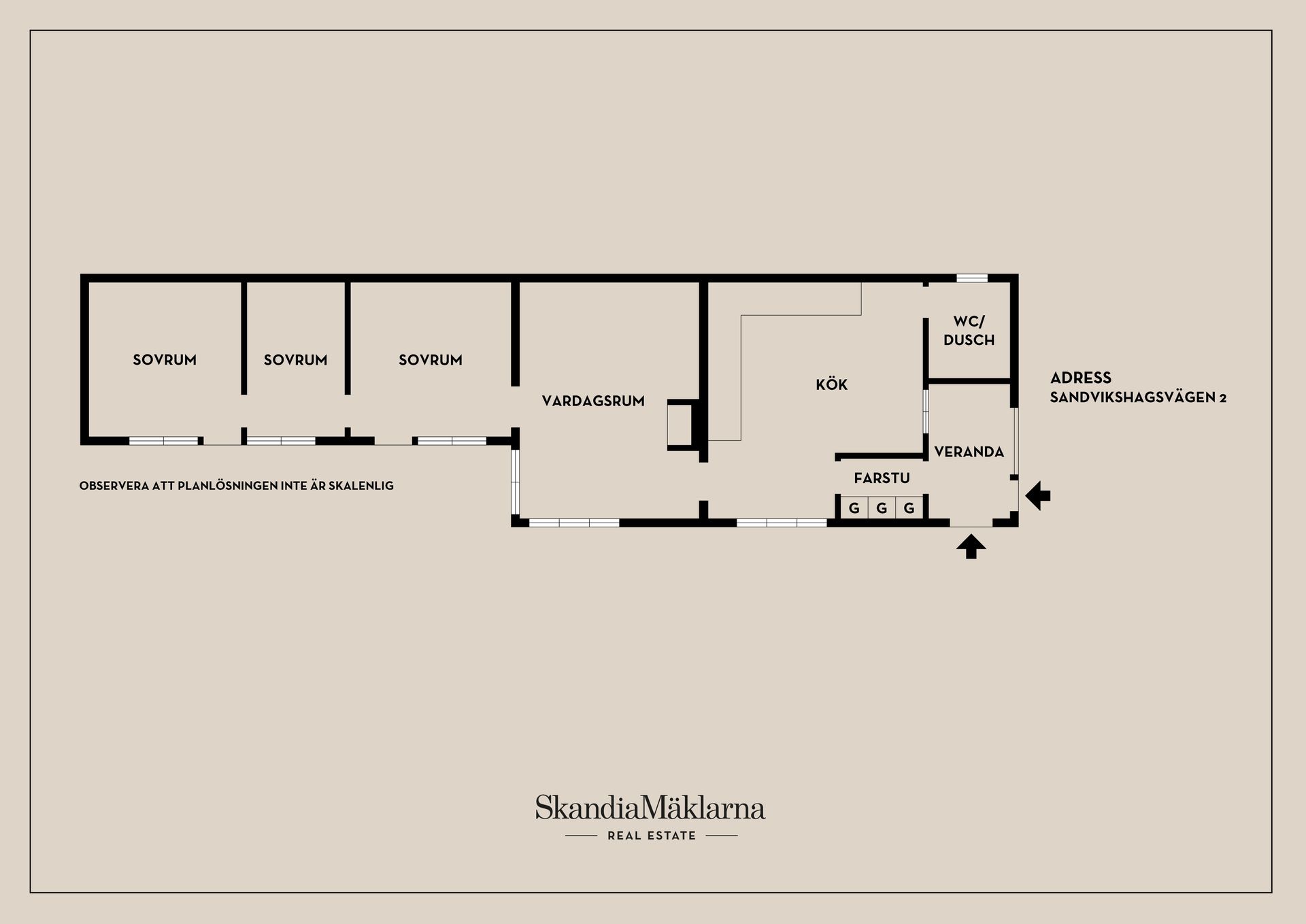 Villa, Sandvikshagsvägen 2, Källvik, Trosa