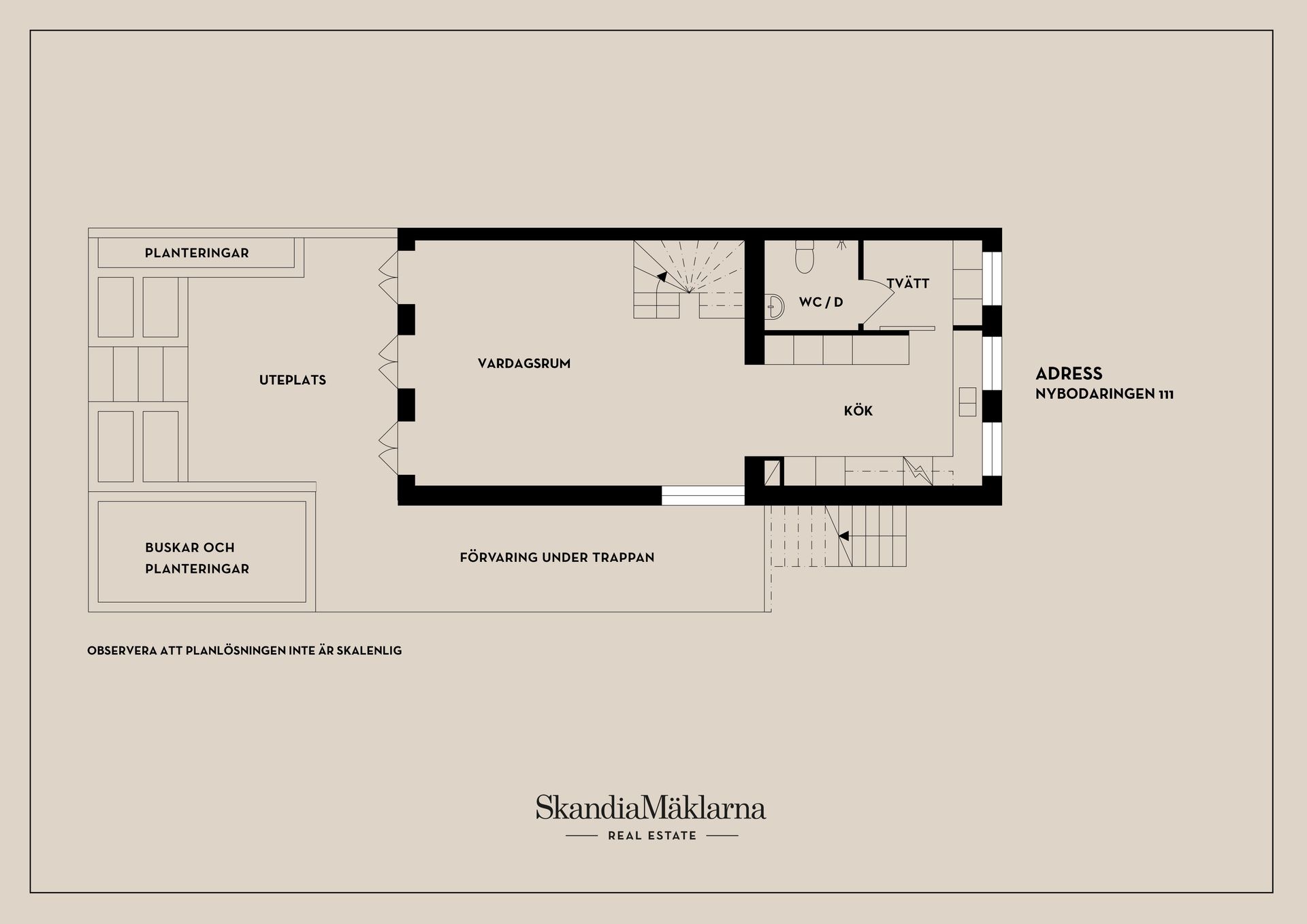 Radhus, Nybodaringen 111, Liljeholmen, Stockholm