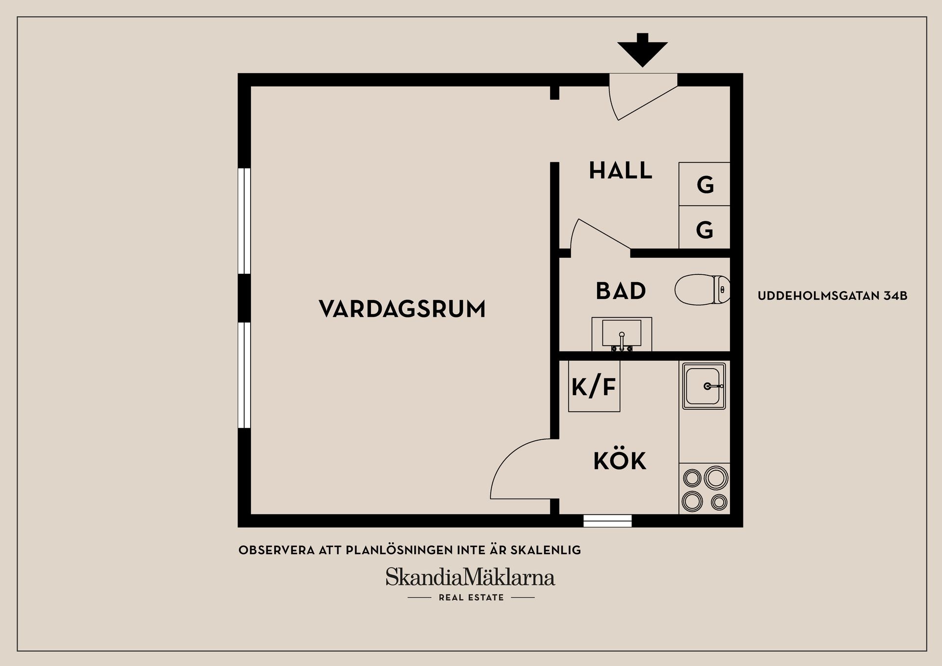 Bostadsrätt, Uddeholmsgatan 34B, Lönngården, Malmö