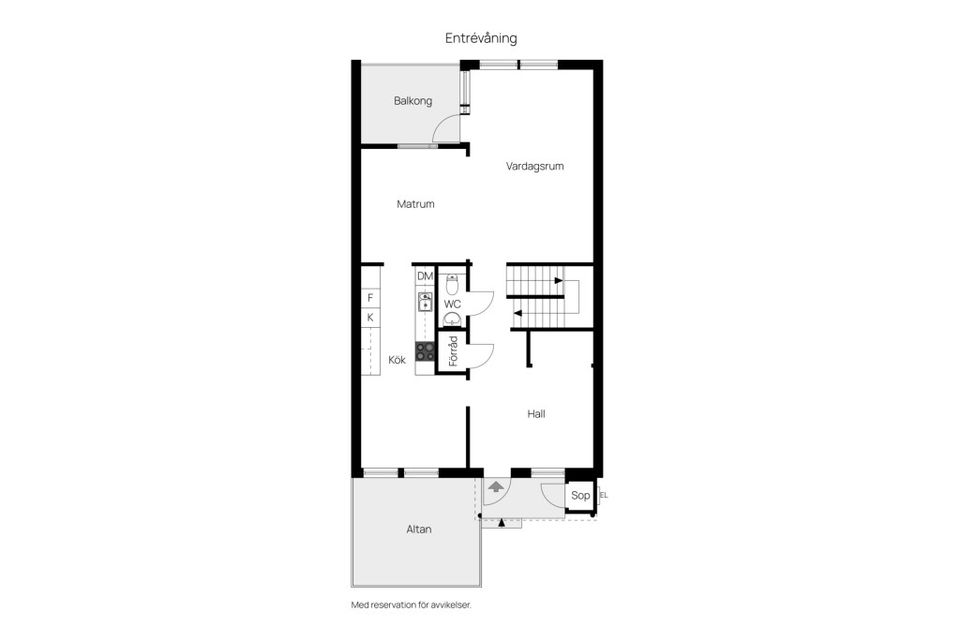 Radhus, Älgstigen 20, Norrtorn, Oskarshamn