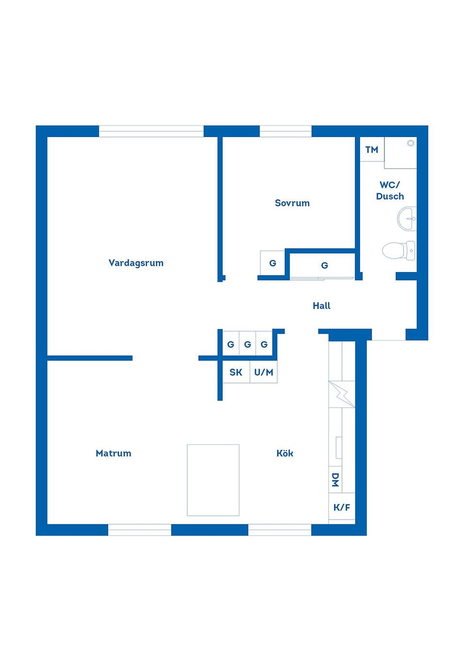 Bostadsrätt, Långgatan 24, Norrstaden, Härnösand