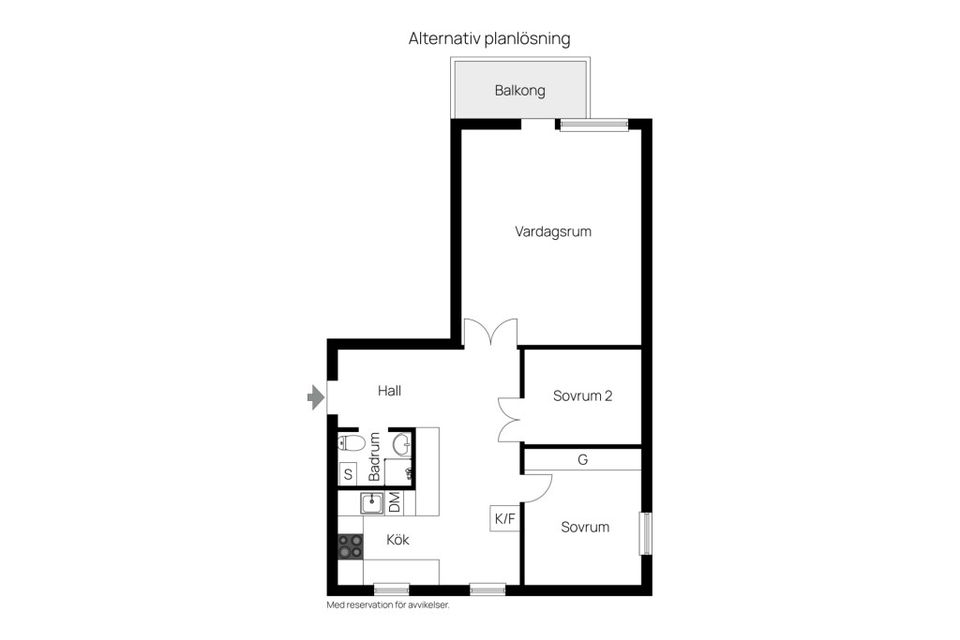 Bostadsrätt, Kinnekullevägen 19, Traneberg, Stockholm