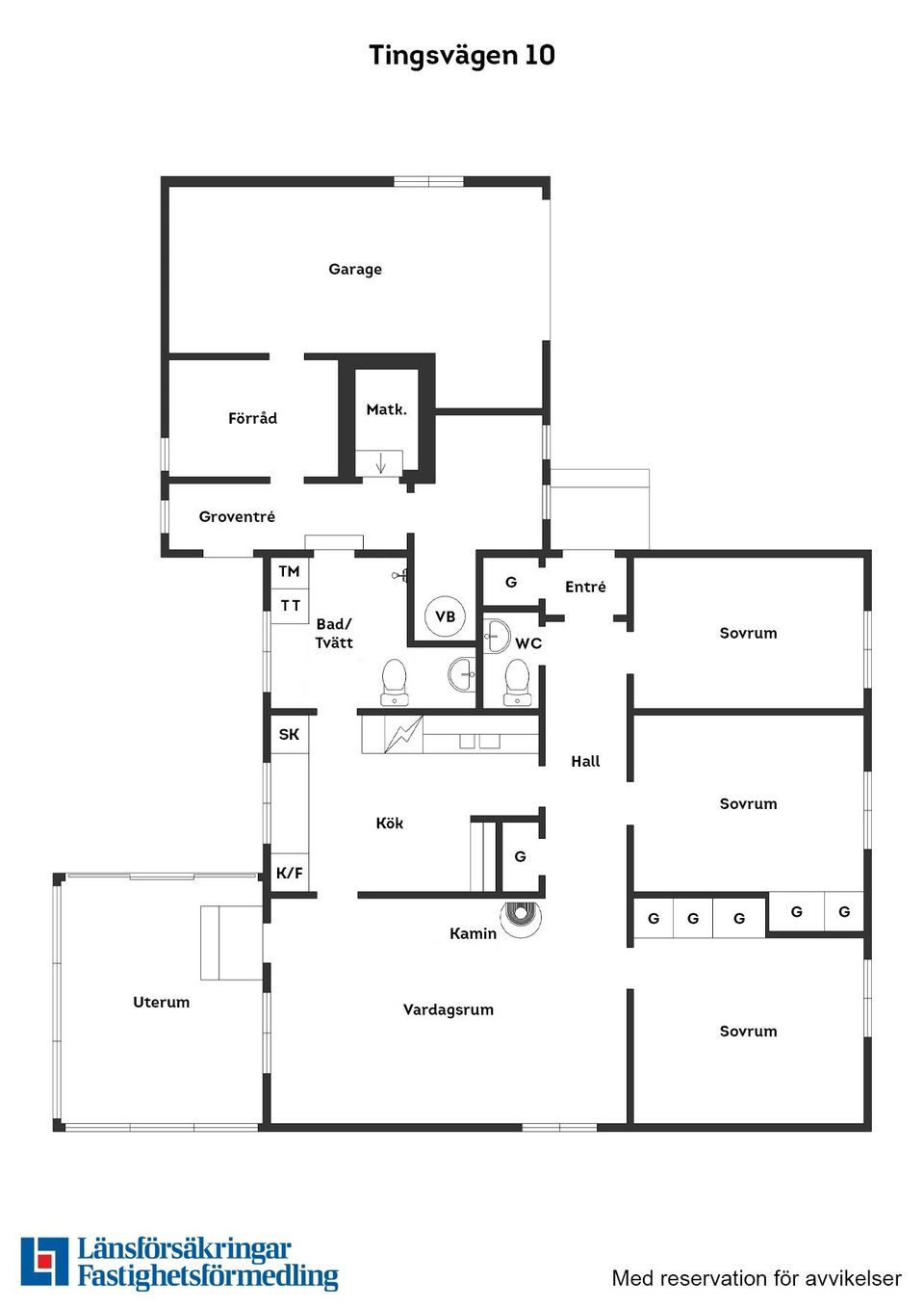 Villa, Tingsvägen 10, Holm, Halmstad