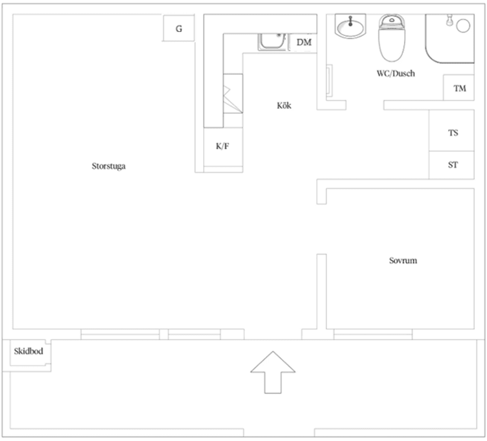 Bostadsrätt, Paradisvägen 5C, Duved, Åre