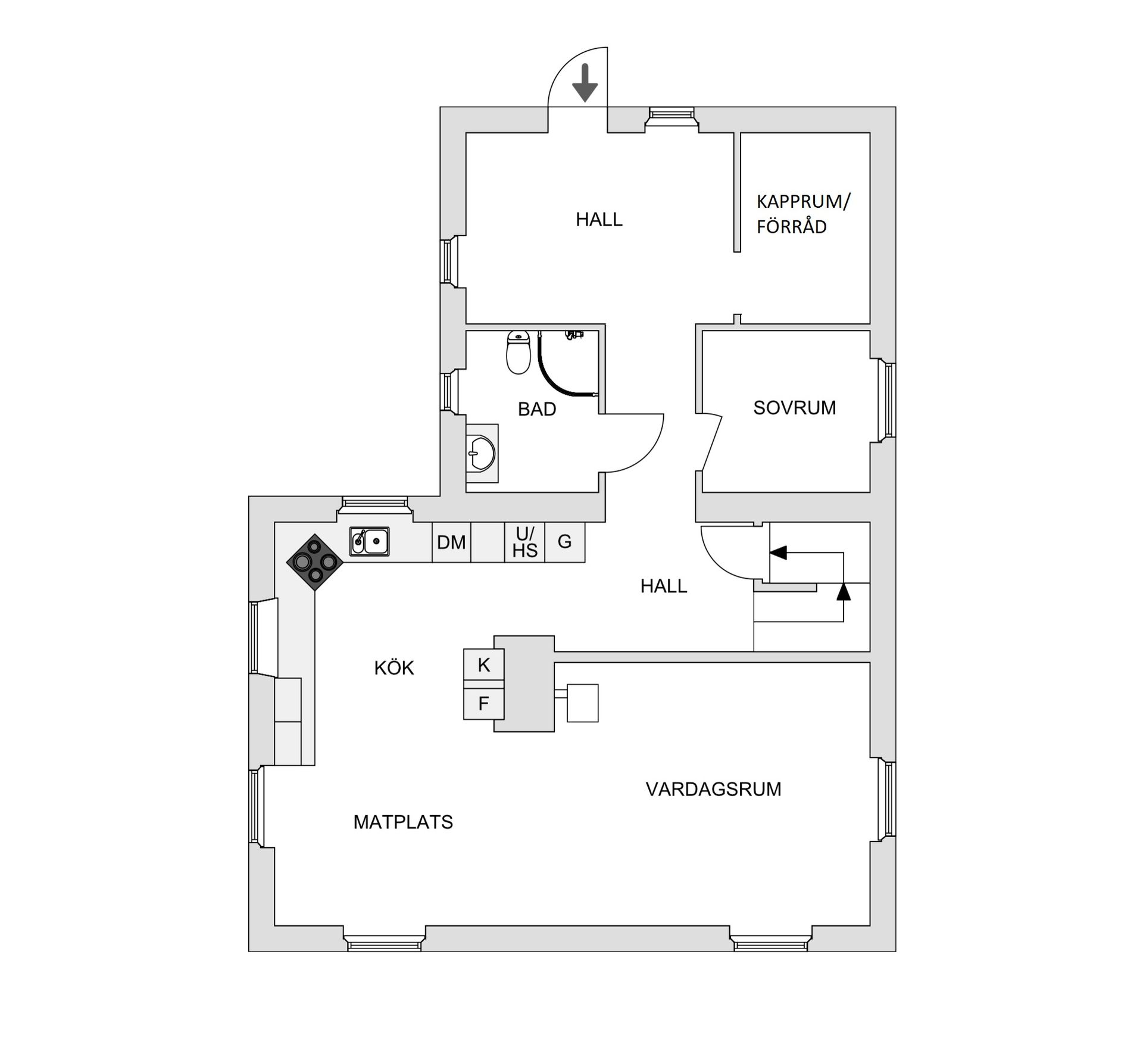 Villa, Västra Falkträsket 10, Falkträsket, Skellefteå
