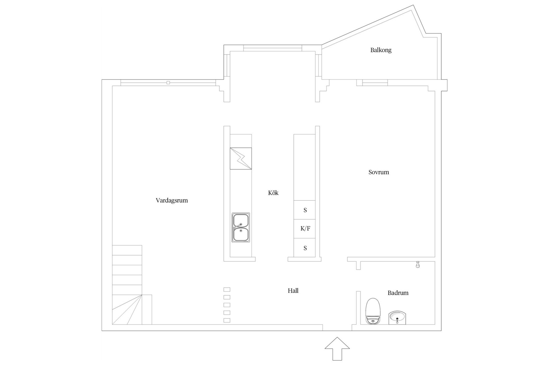 Bostadsrätt, Tjustgatan 5, Södermalm Katarina, Stockholm