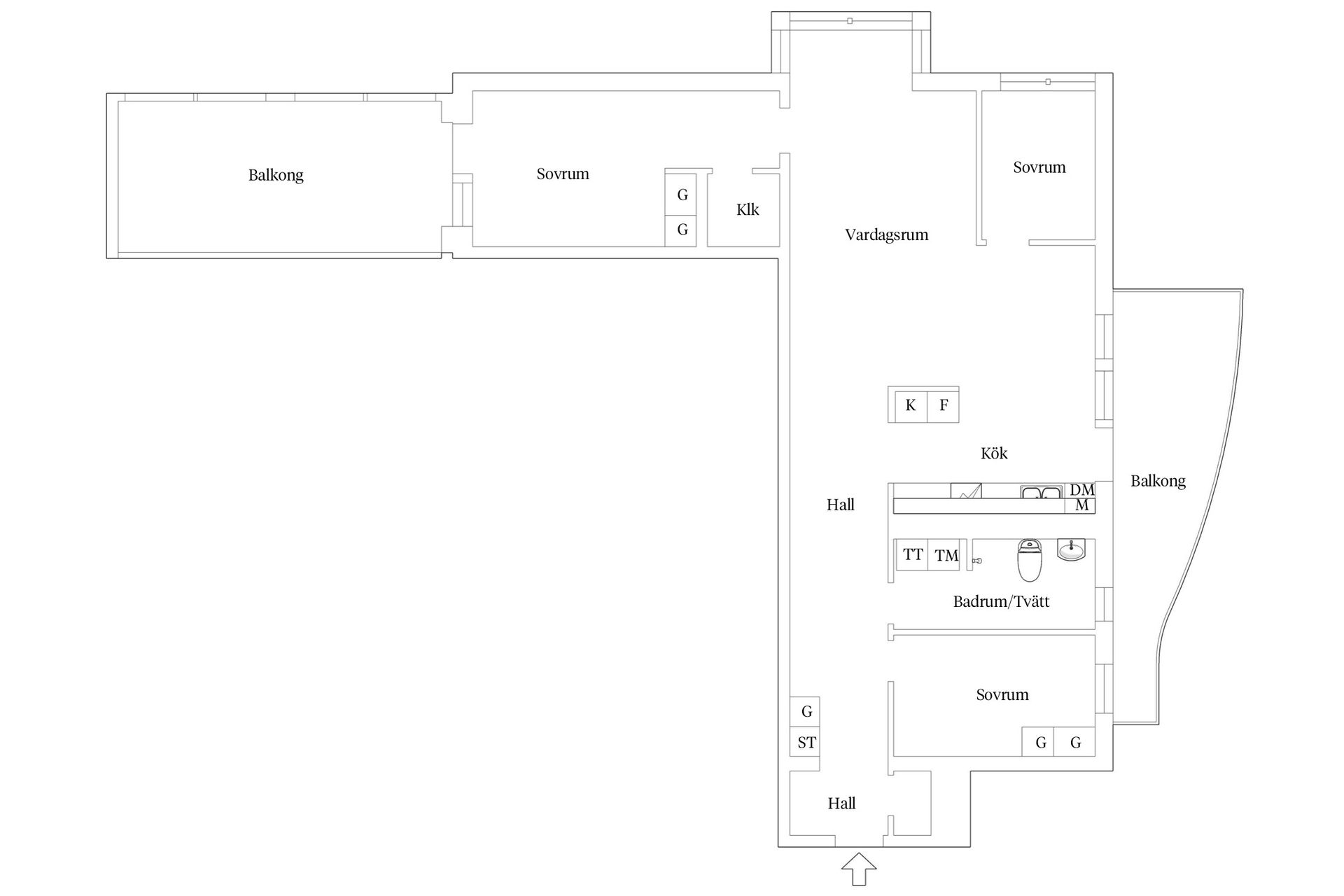 Bostadsrätt, Norrtullsgatan 10, Centrum, Växjö