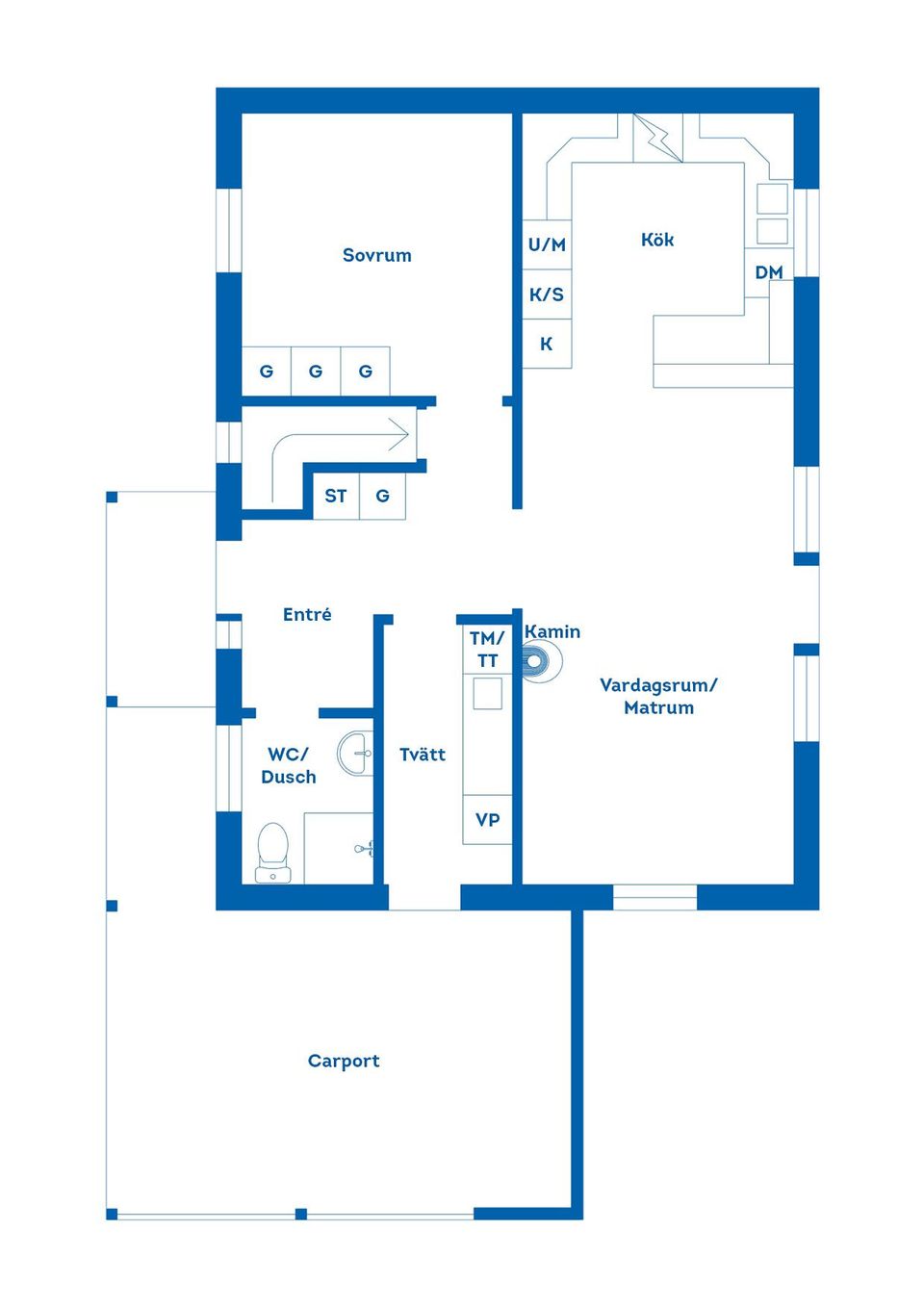Villa, Marvägen 8, Eskön, Gävle