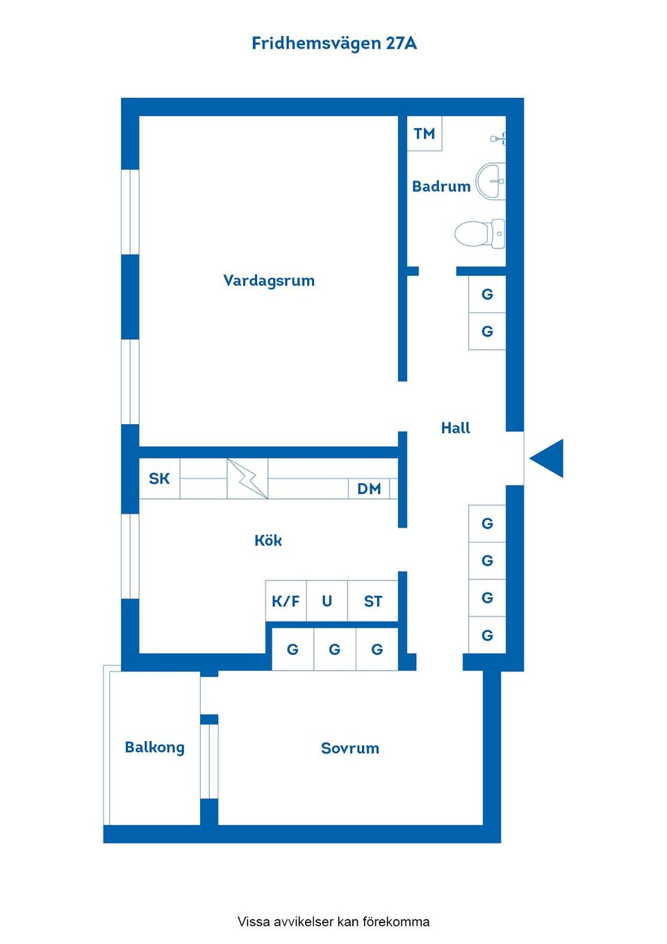 Bostadsrätt, Fridhemsvägen 27A, Viggestorp, Finspång