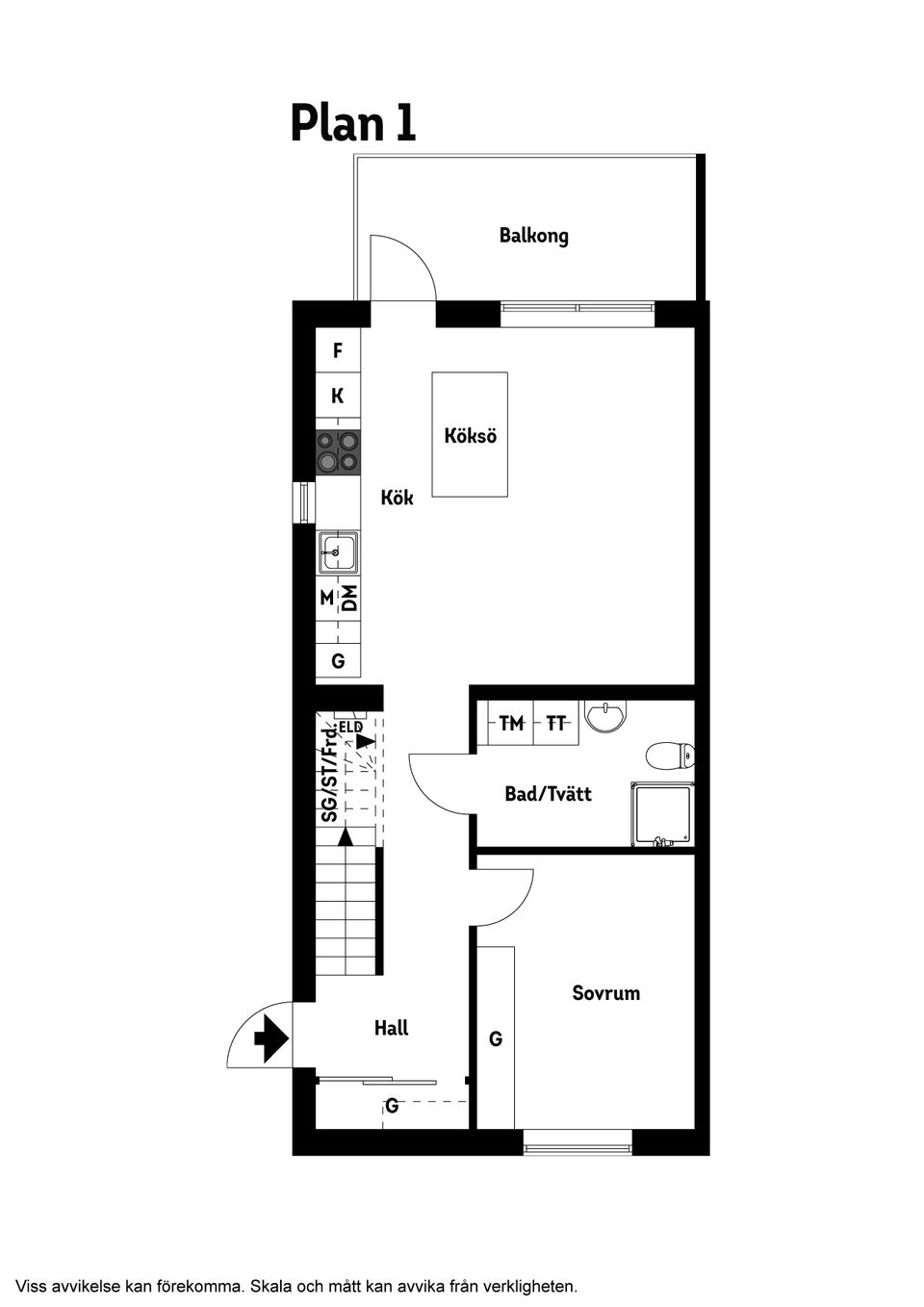 Bostadsrätt, Trappgränd 10, Västra Gatan, Kungälv