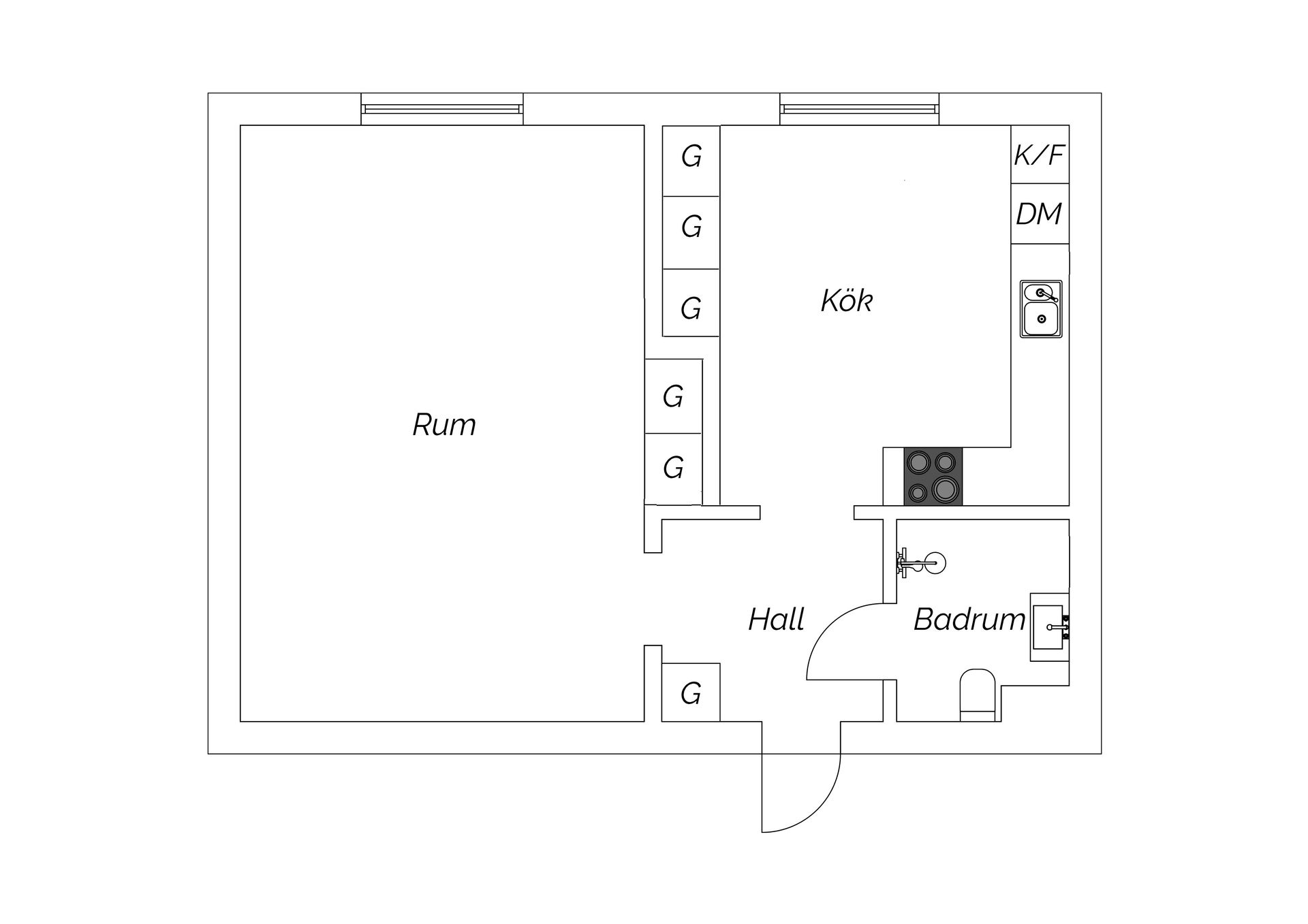Bostadsrätt, Svedelius väg 16, Högbrunn, Nyköping