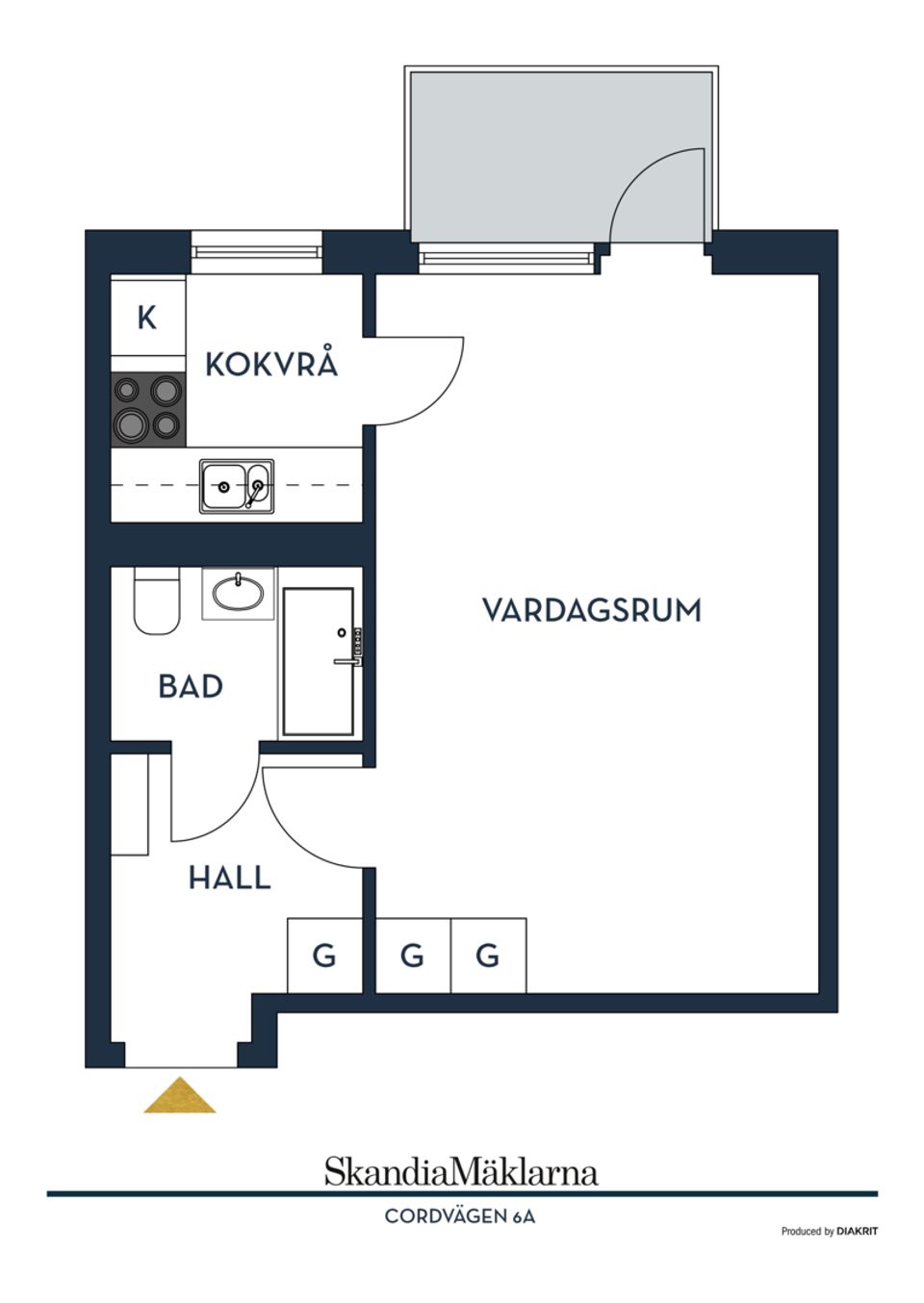 Bostadsrätt, Cordvägen 6A, Älvenäs/Vålberg, Karlstad