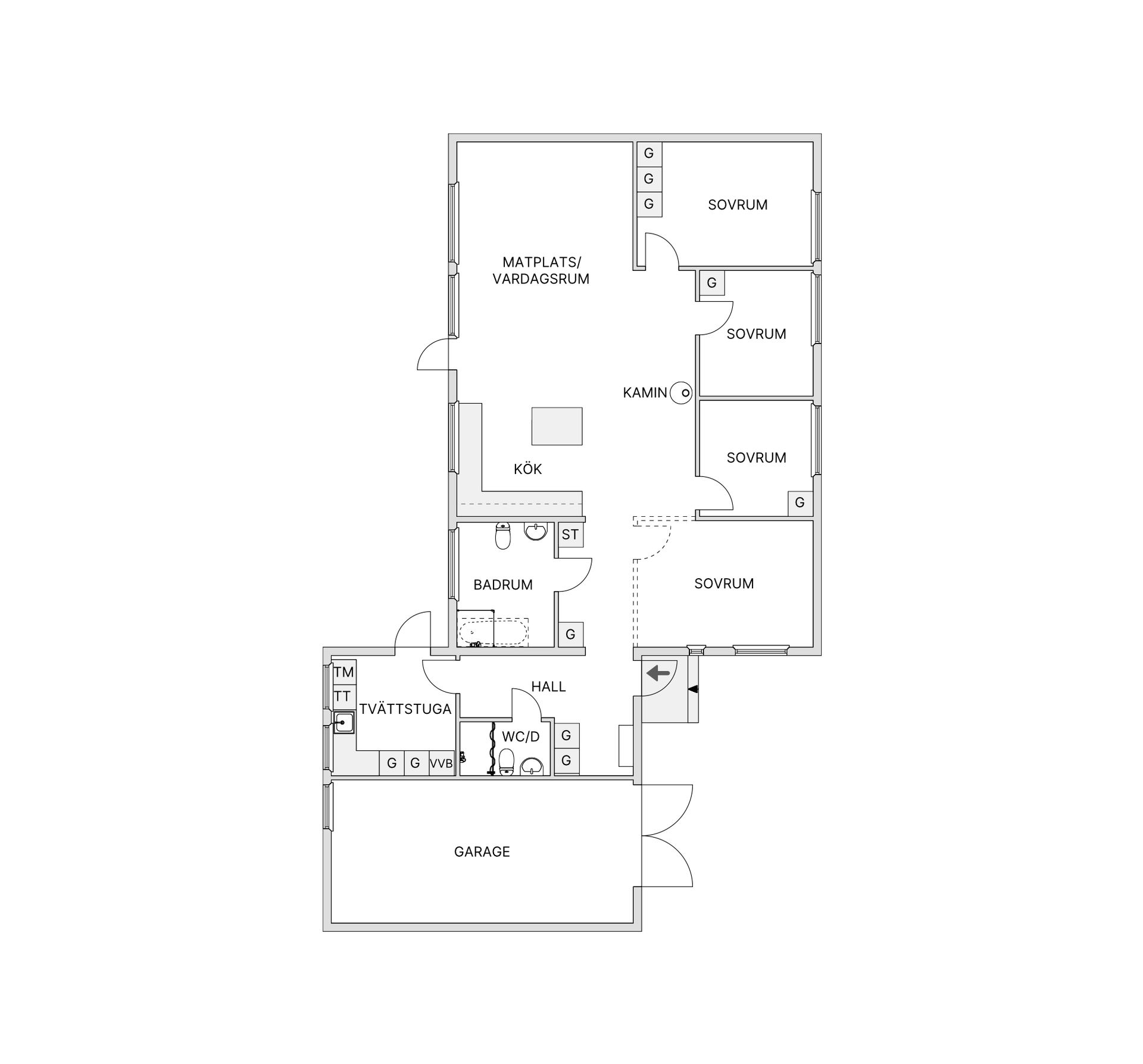 Villa, Åkervägen 9, Näsbyn, Kalix