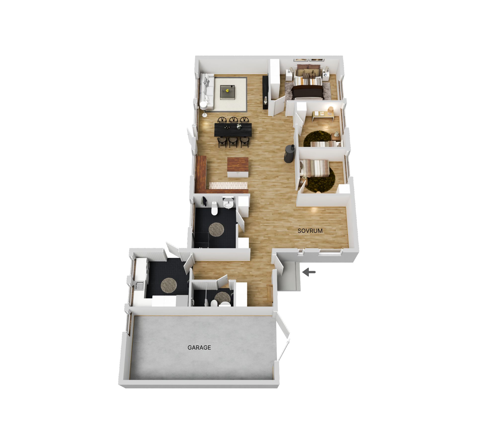 Villa, Åkervägen 9, Näsbyn, Kalix