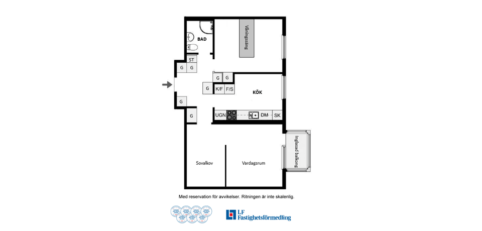 Bostadsrätt, Kadettvägen 9, Sigtuna