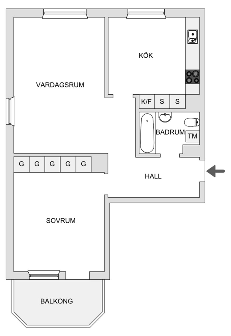 Bostadsrätt, Slussbrovägen 53, Runö, Österåker