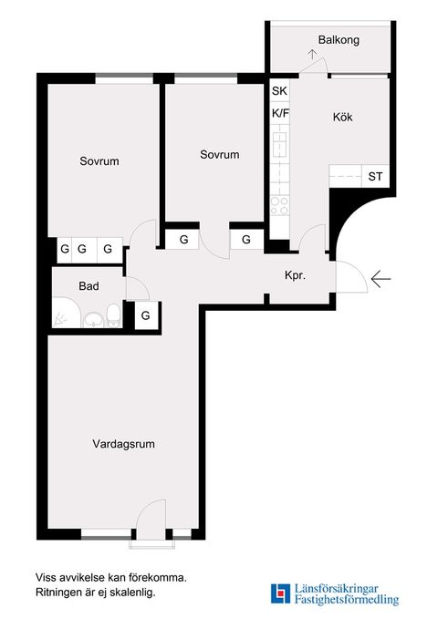 Bostadsrätt, Trollvägen 3, Kallhäll, Järfälla