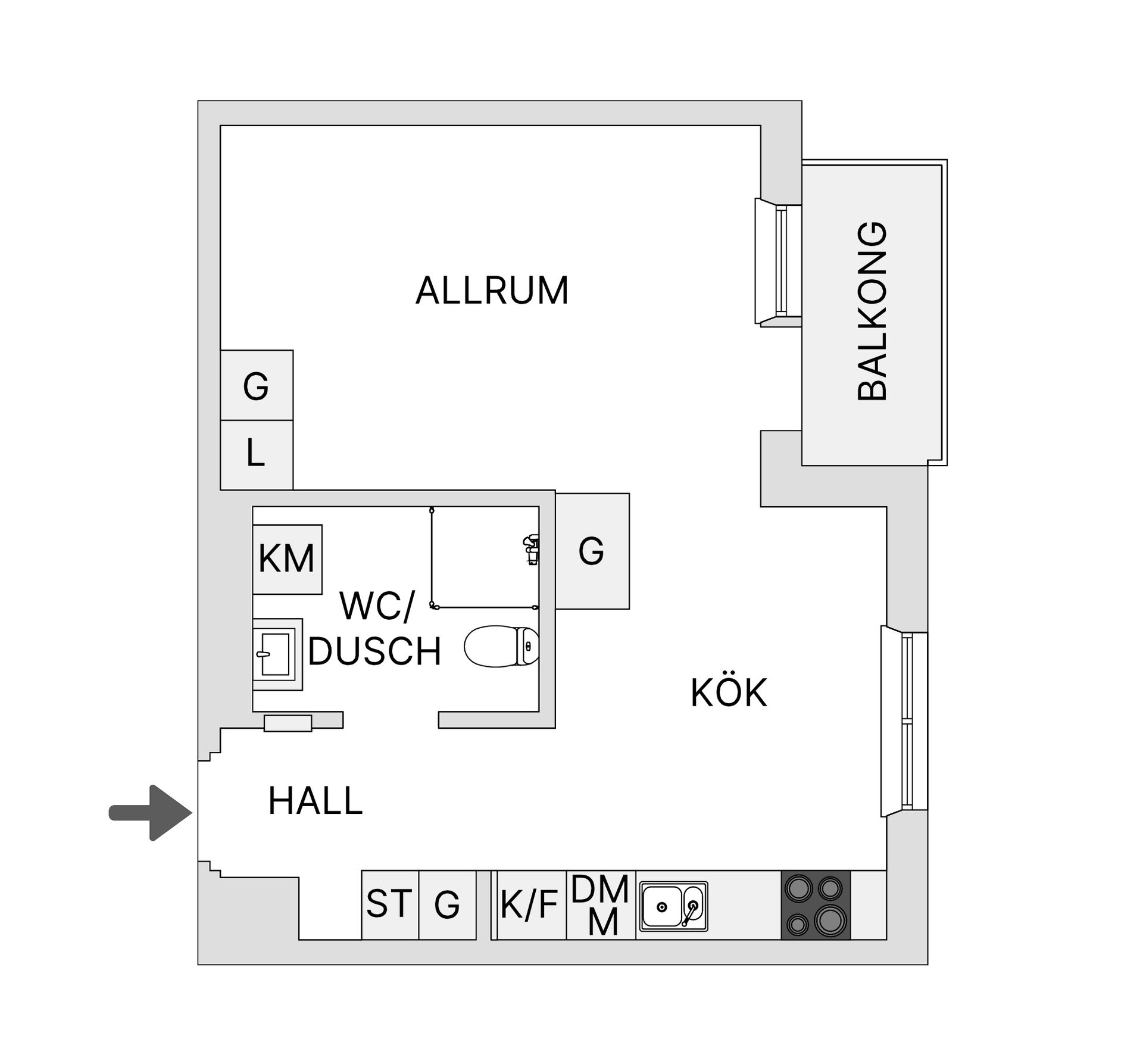 Bostadsrätt, Nina Einhorns Gata 8, 4 tr, Vasastan Hagastaden, Stockholm