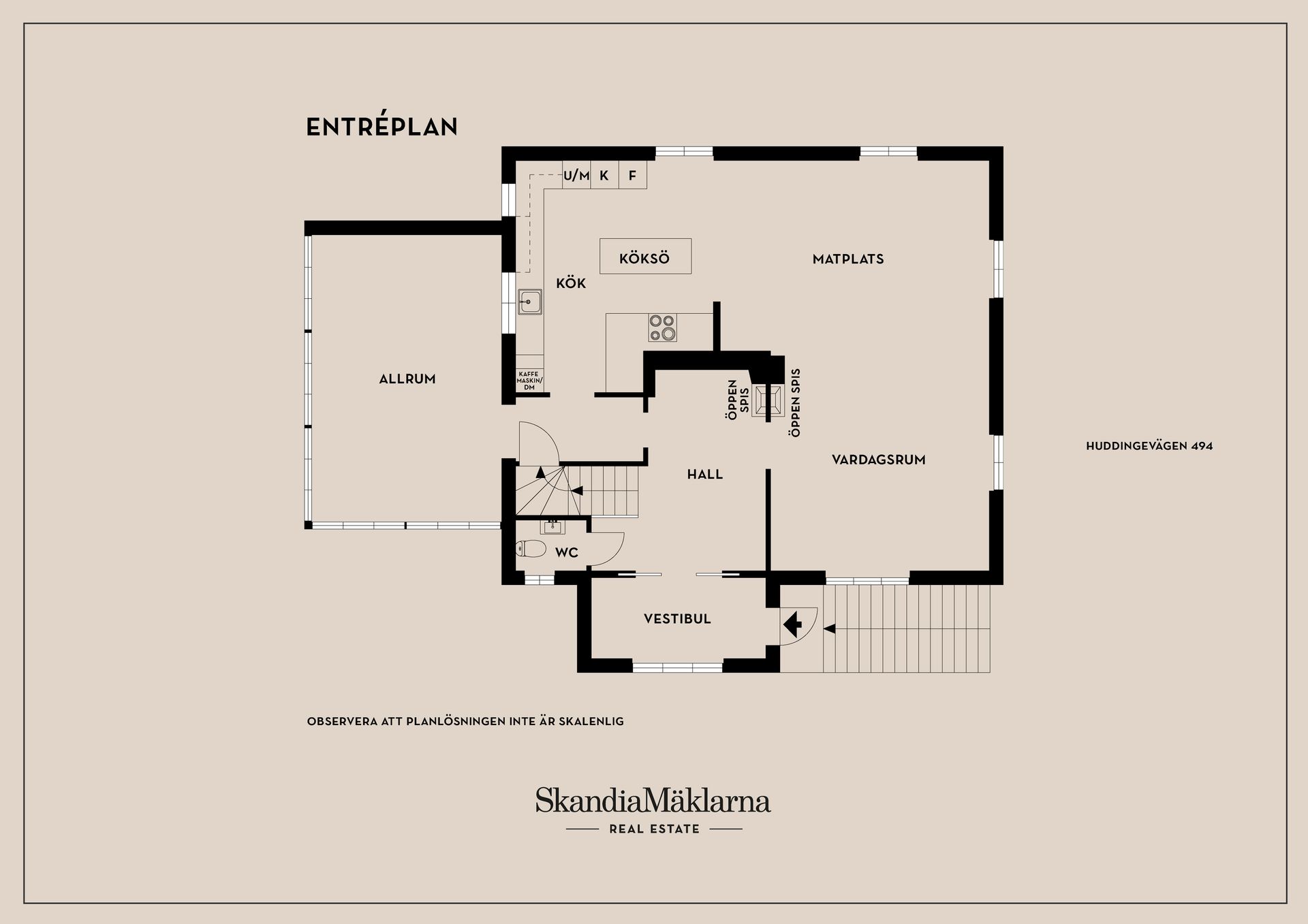Villa, Huddingevägen 494, Tullinge Strand, Botkyrka