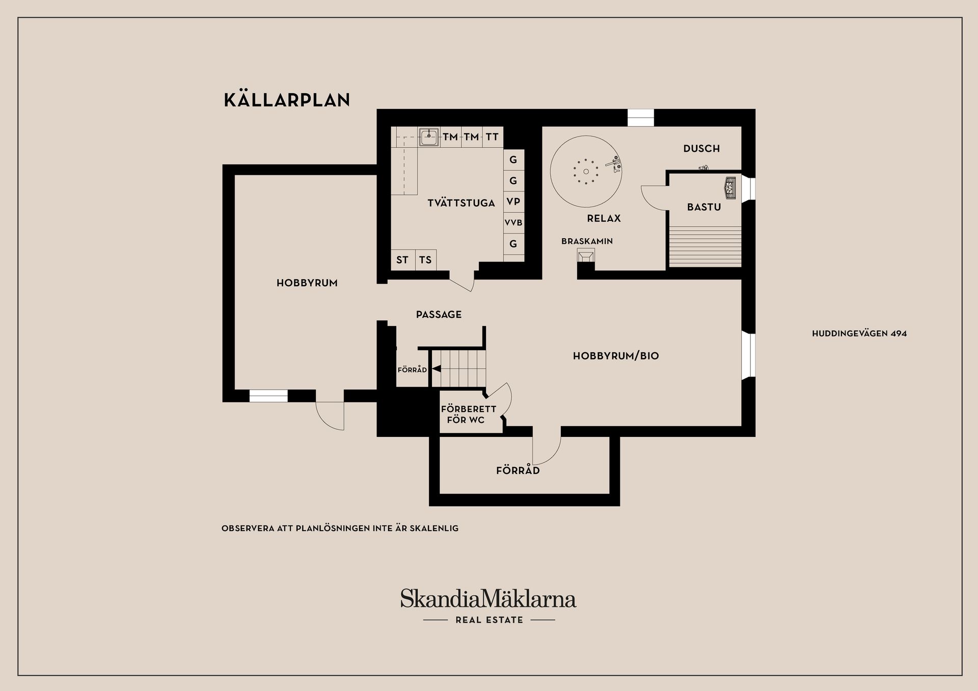 Villa, Huddingevägen 494, Tullinge Strand, Botkyrka