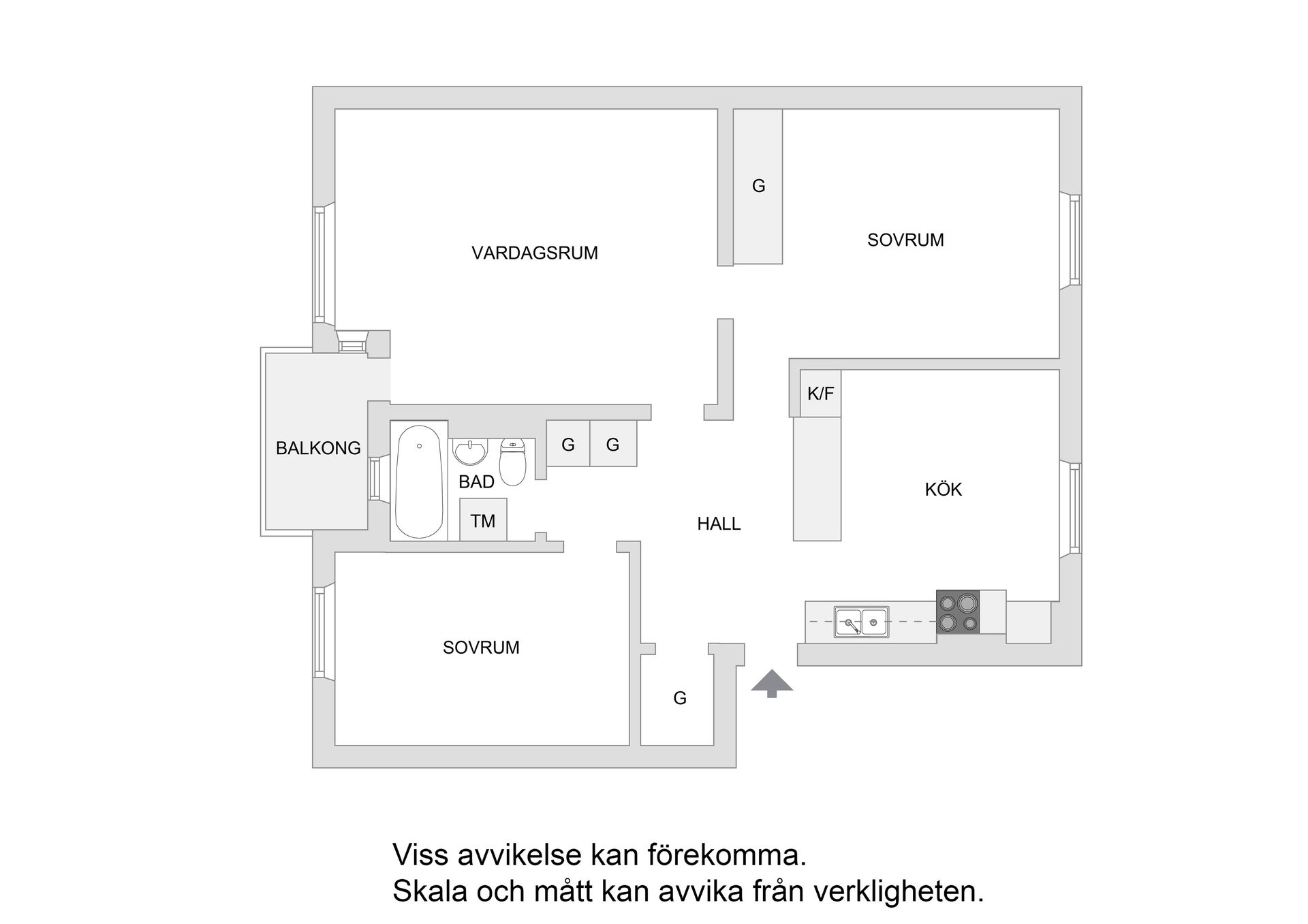 Bostadsrätt, Fyrskeppsvägen 100, Kärrtorp, Stockholm