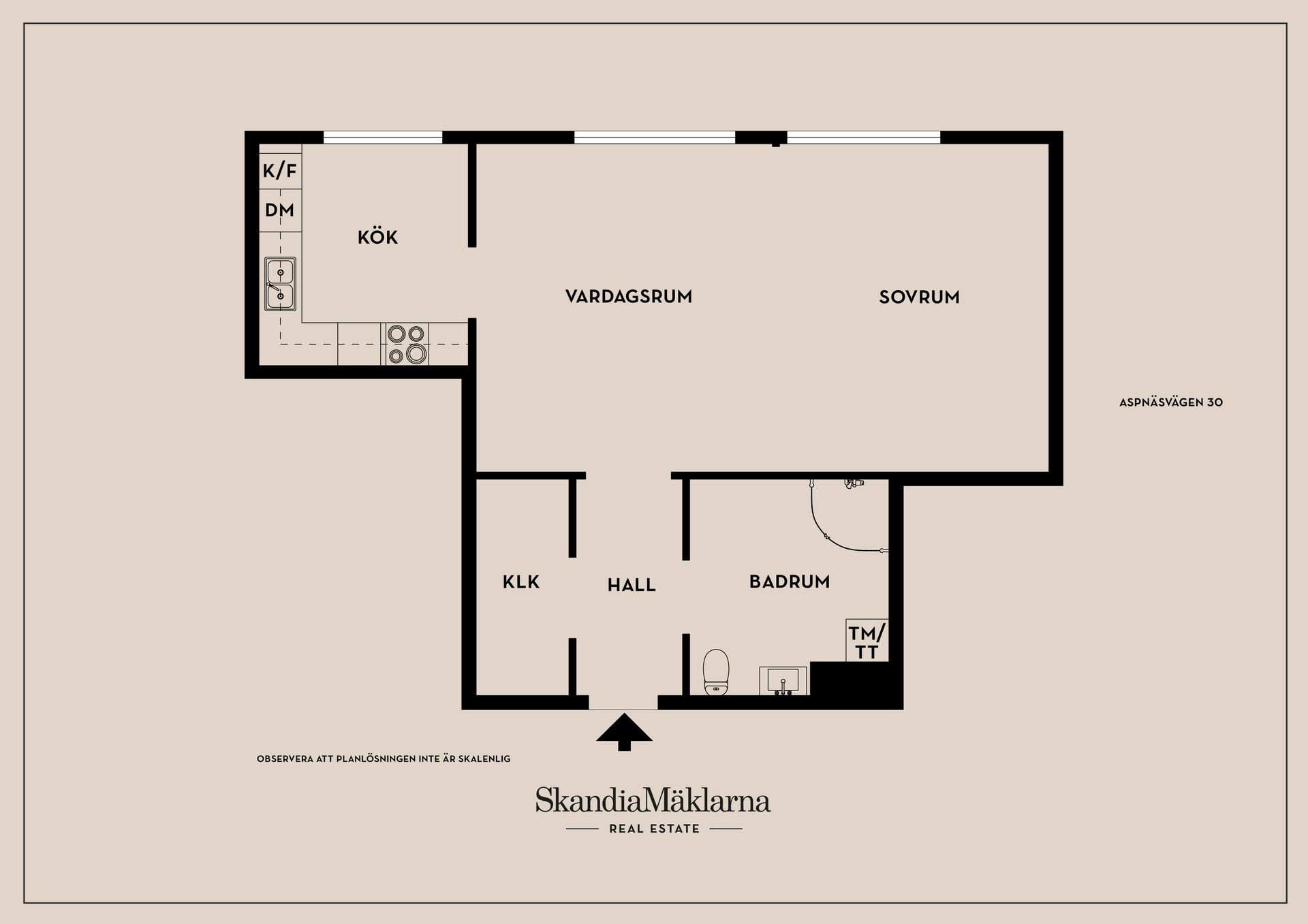 Bostadsrätt, Aspnäsvägen 30, Jakobsberg, Järfälla