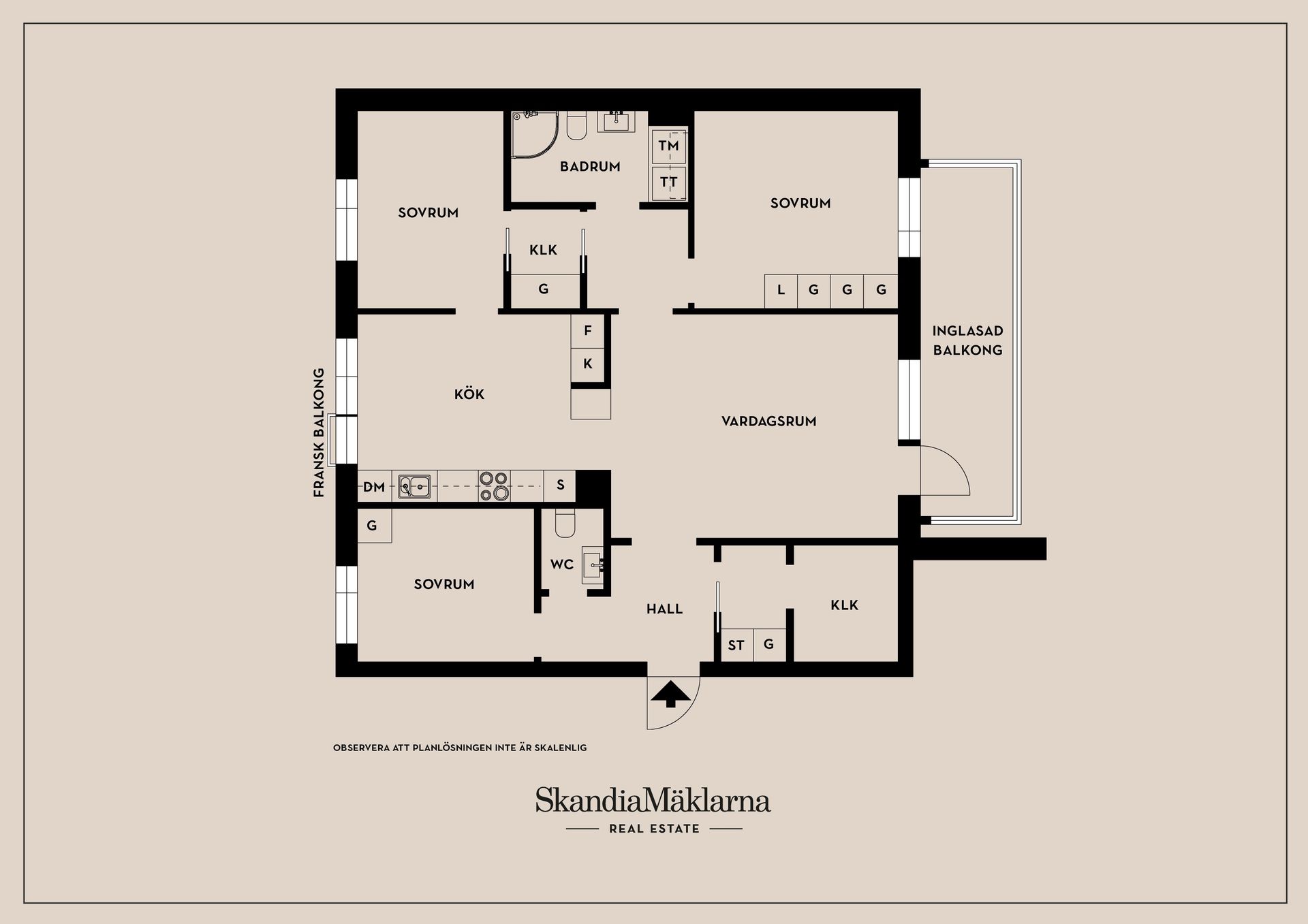 Bostadsrätt, Barkarbyvägen 60, våning 4, Barkarbystaden, Järfälla