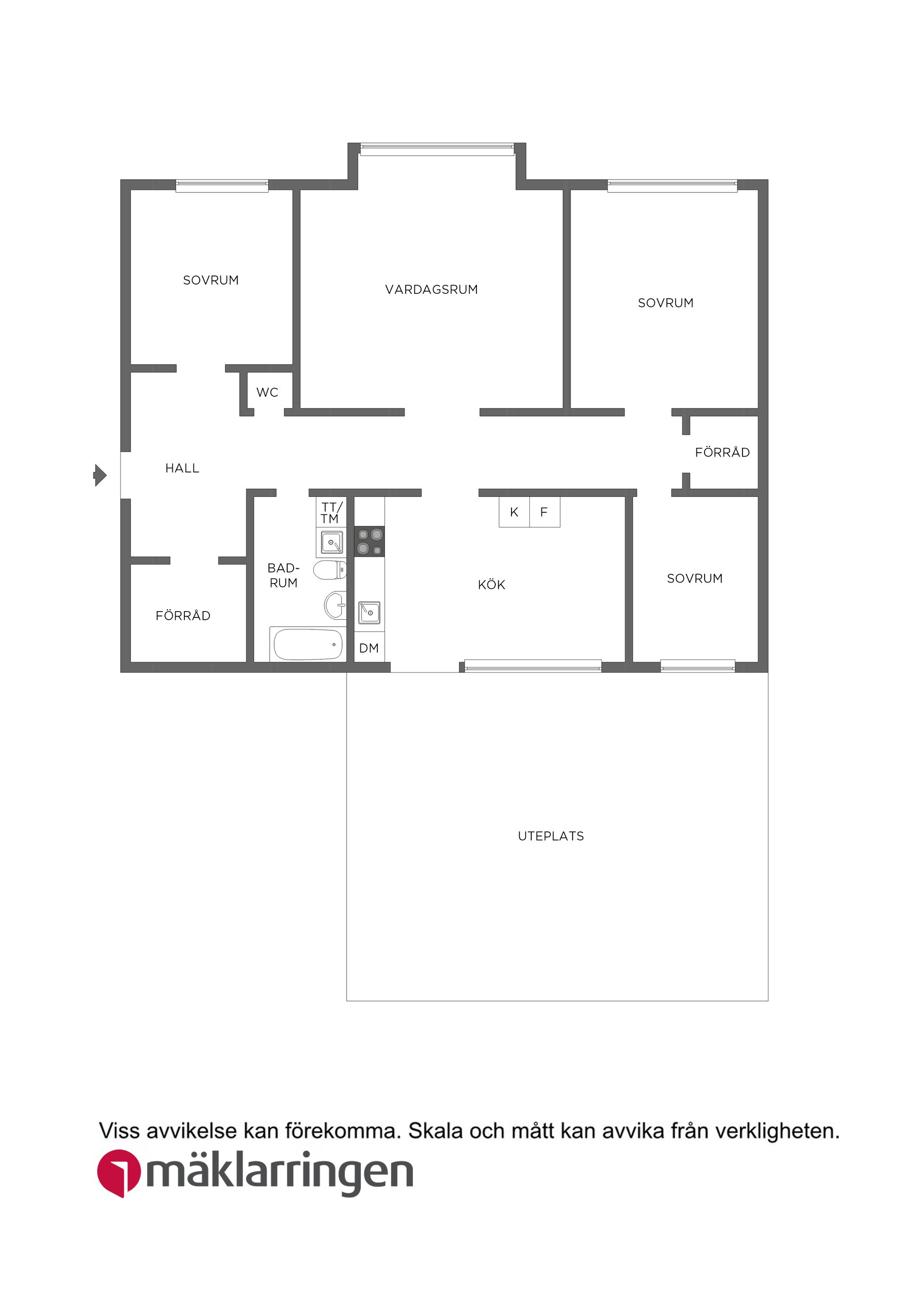 Bostadsrätt, Kulfångsgatan 4, entréplan, Vendelsömalm, Haninge