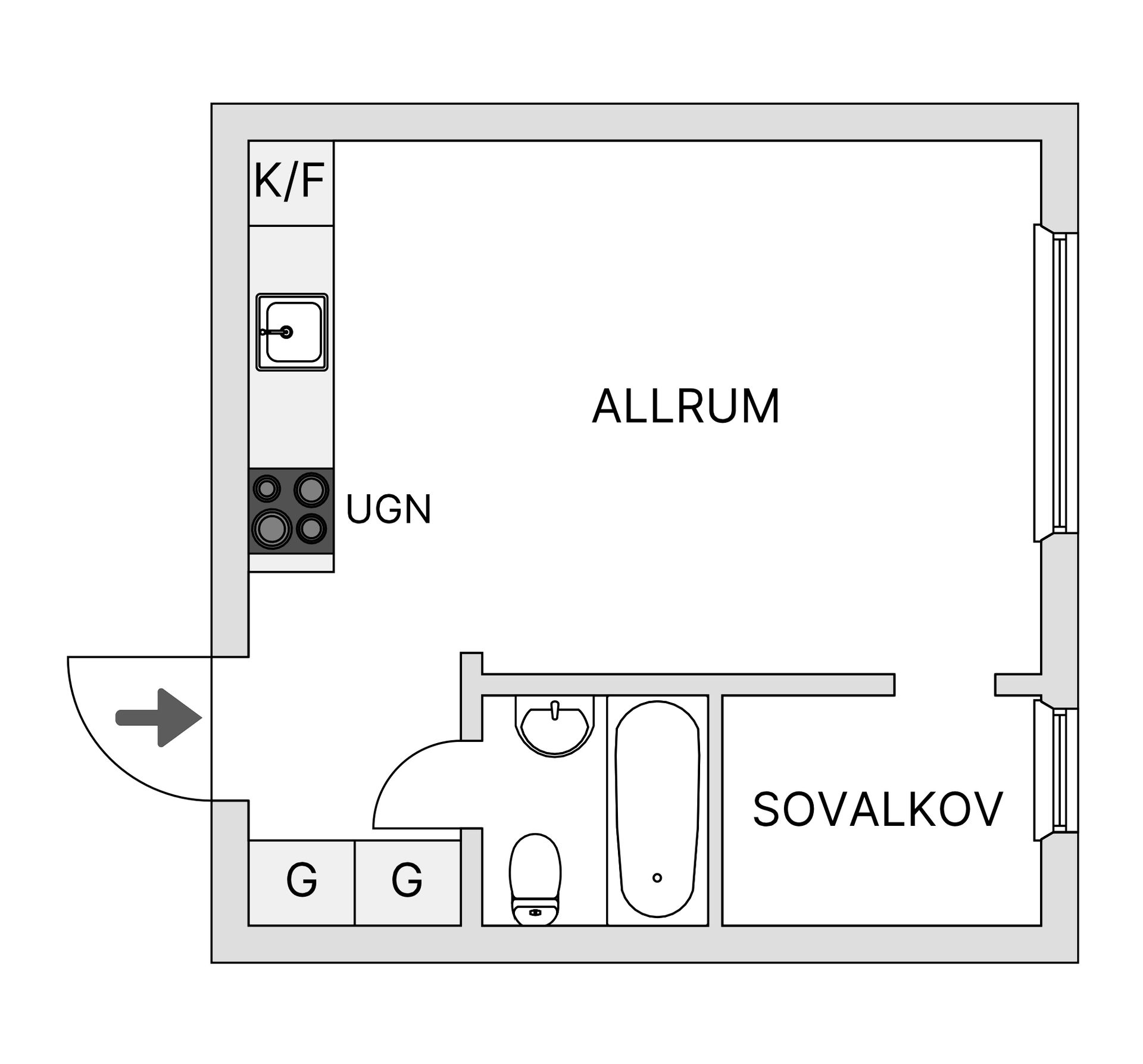 Bostadsrätt, Möllevångsgatan 30A, Triangeln, Malmö