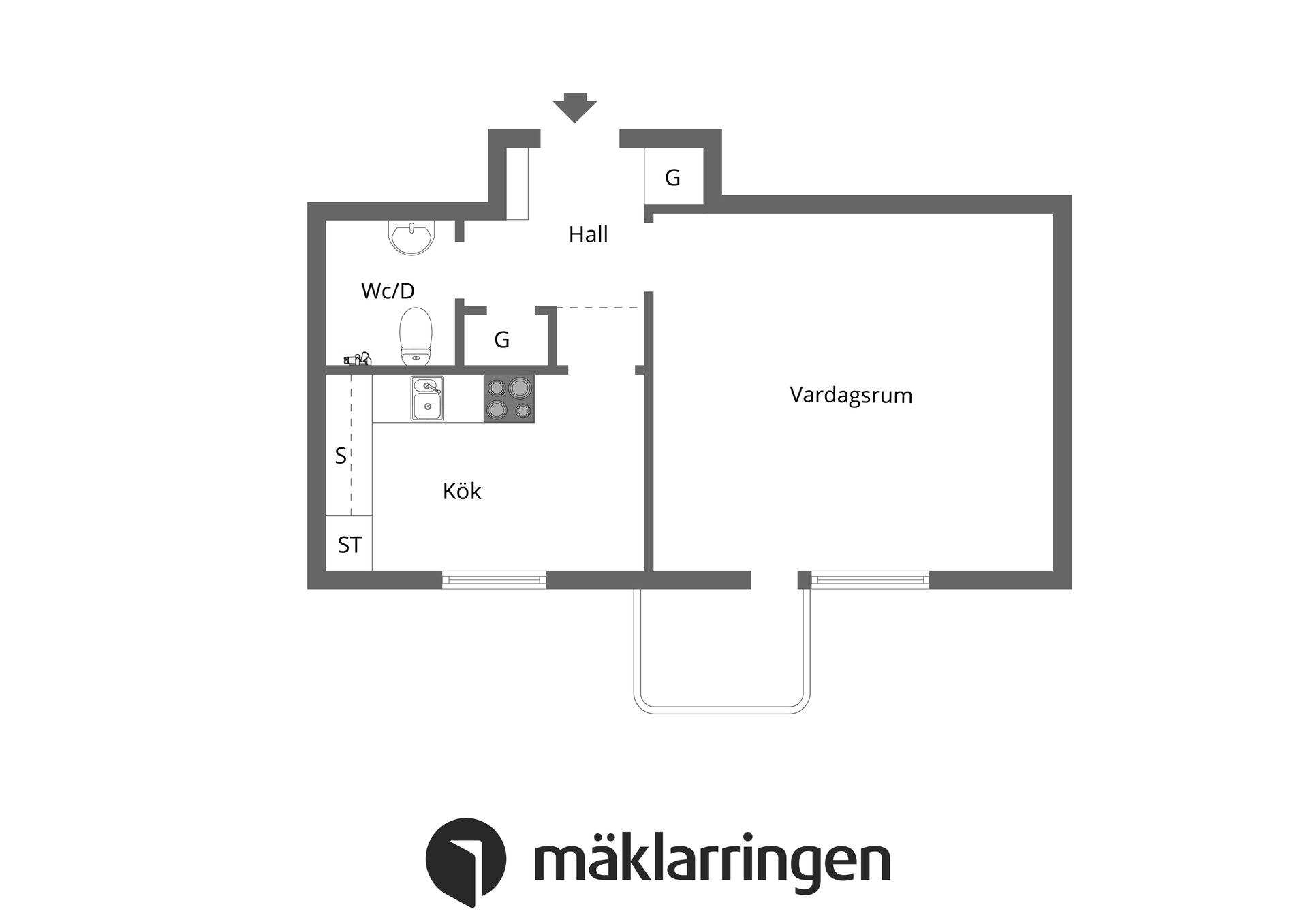 Bostadsrätt, Fjärdhundragatan 41A, Sankt Ilian, Enköping