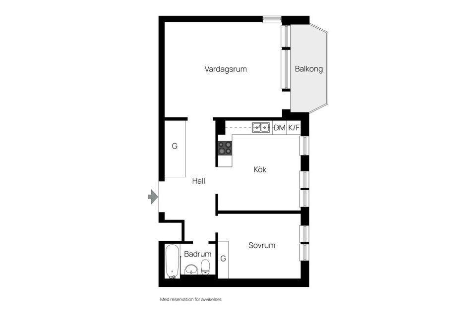 Bostadsrätt, Köpenhamnsvägen 45c, Erikslust, Malmö